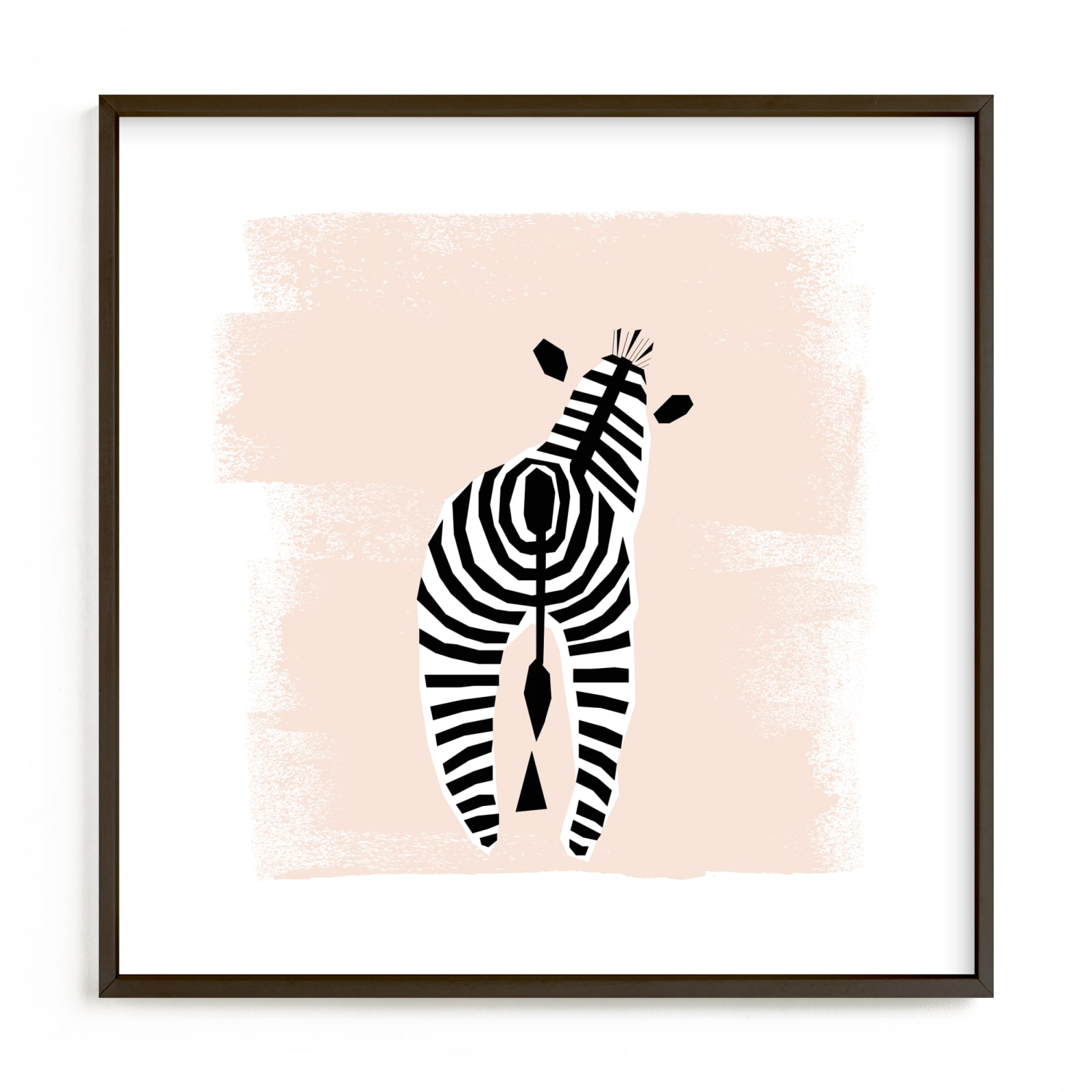 "Wild Stripes No.1" - Limited Edition Art Print by Nazia Hyder in beautiful frame options and a variety of sizes.