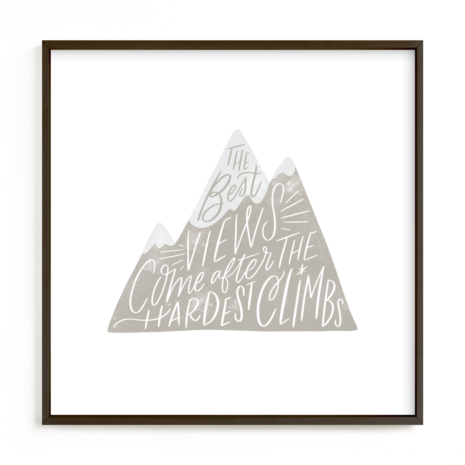 "Mountain Climb" - Limited Edition Art Print by Alethea and Ruth in beautiful frame options and a variety of sizes.