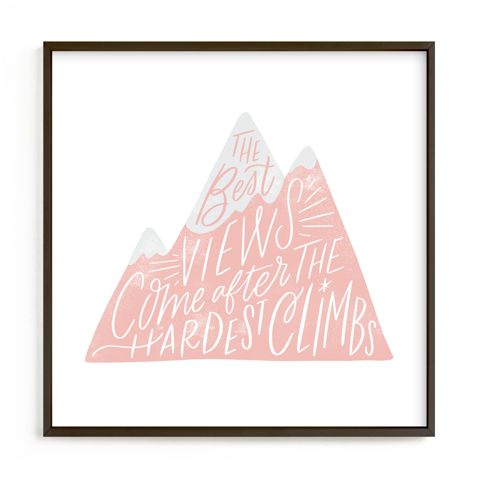 "Mountain Climb" - Limited Edition Art Print by Alethea and Ruth in beautiful frame options and a variety of sizes.