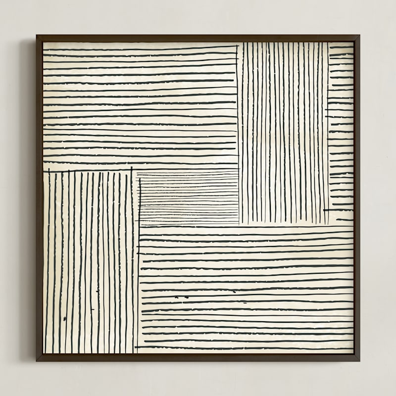 "Sketchy Lines #01" - Art Print by Katie Zimpel in beautiful frame options and a variety of sizes.