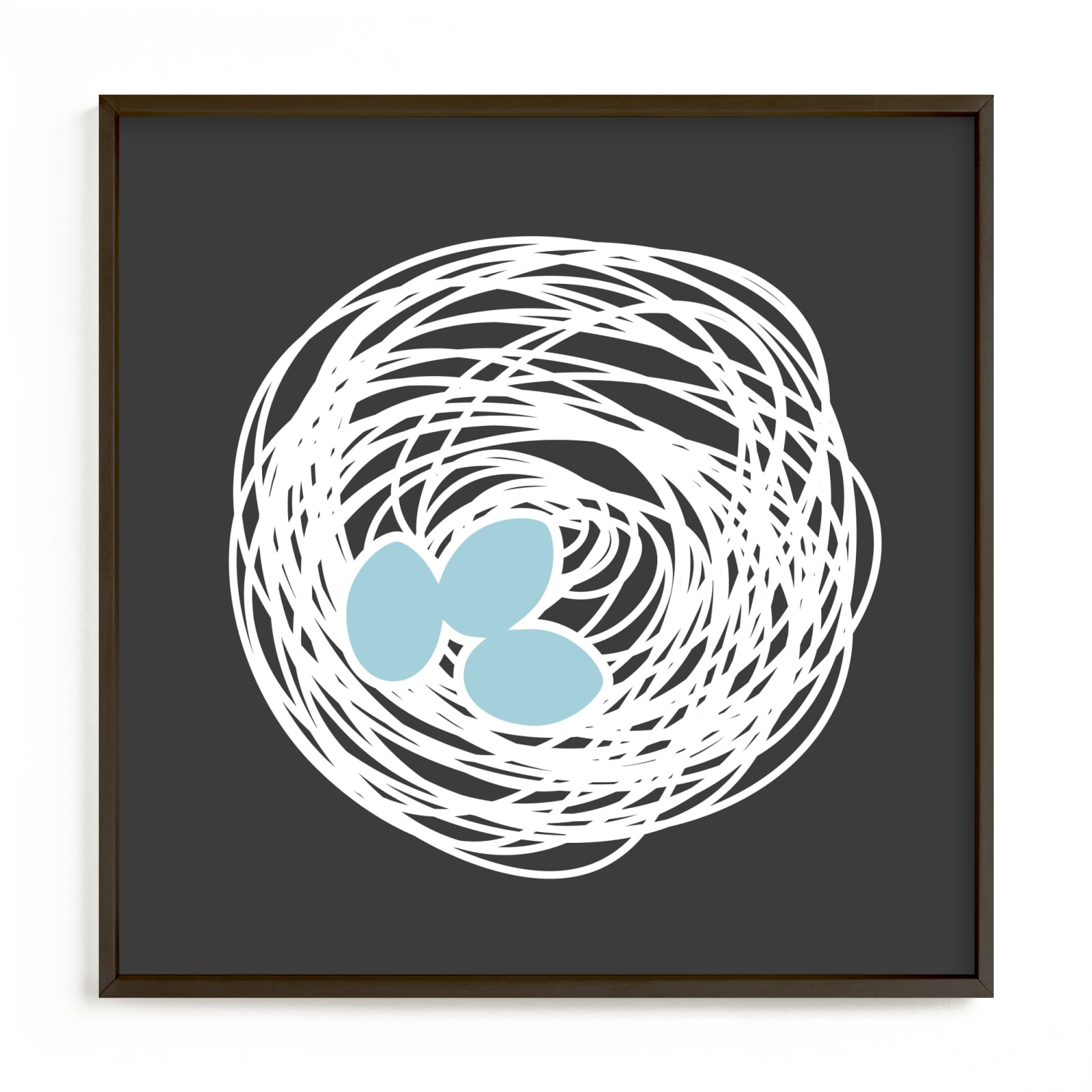 "New Nest Solo" - Art Print by Janelle Wourms in beautiful frame options and a variety of sizes.