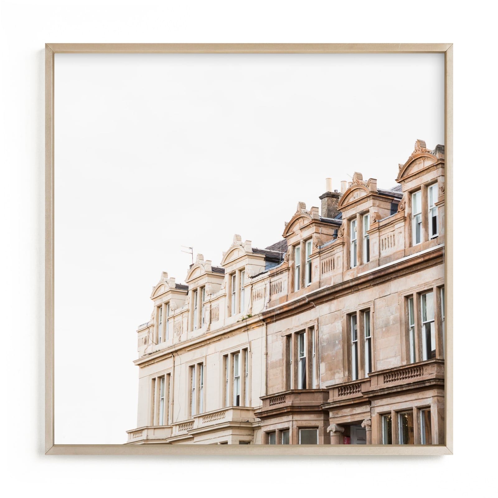 "Glasgow" - Limited Edition Art Print by Heather Deffense in beautiful frame options and a variety of sizes.