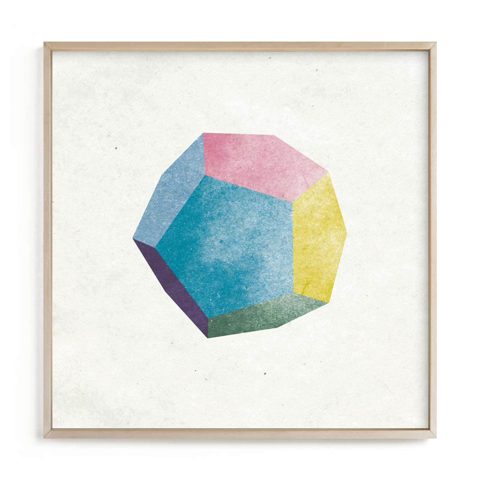 "dreamy dodecahedron" - Limited Edition Art Print by Sumak Studio in beautiful frame options and a variety of sizes.