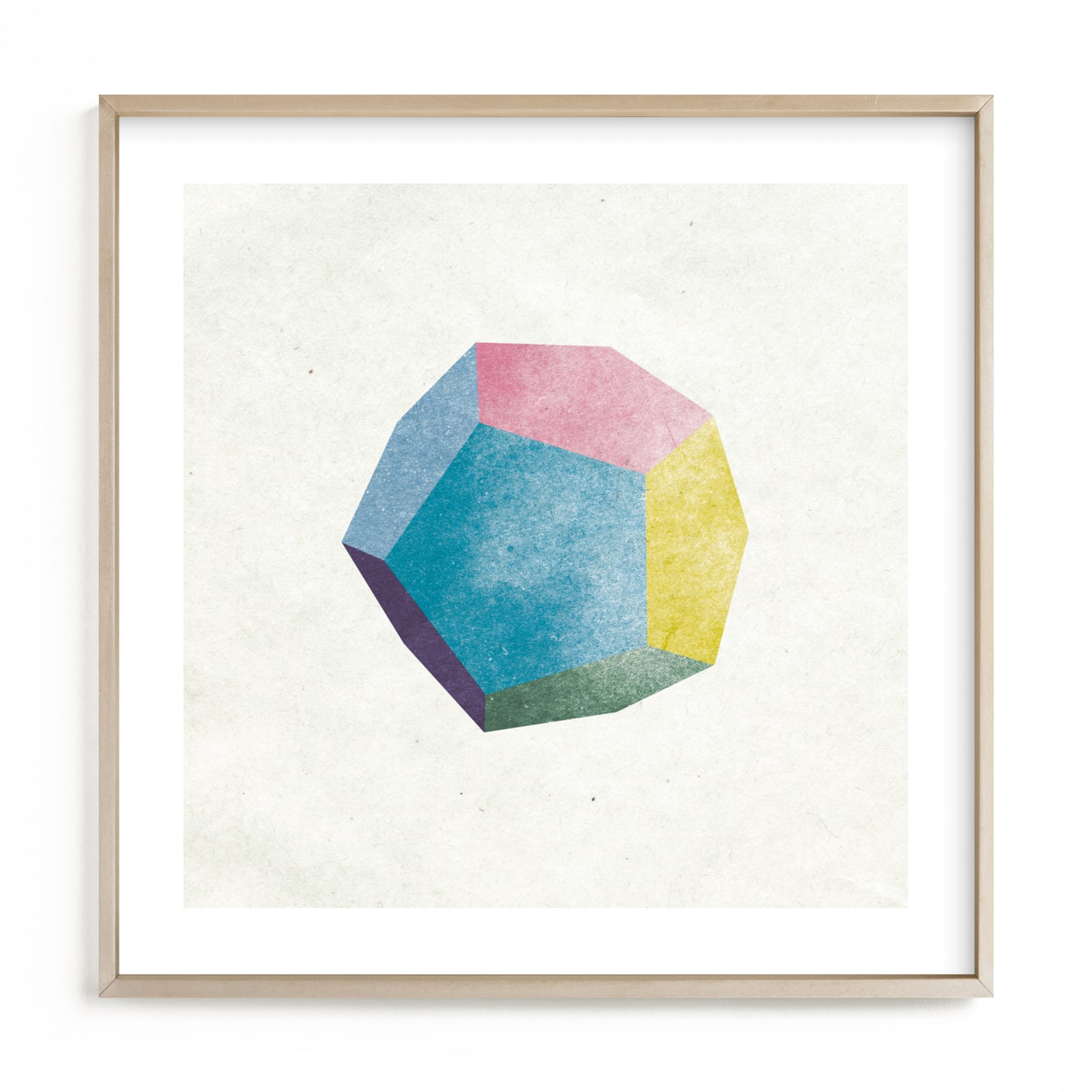 "dreamy dodecahedron" - Limited Edition Art Print by Sumak Studio in beautiful frame options and a variety of sizes.