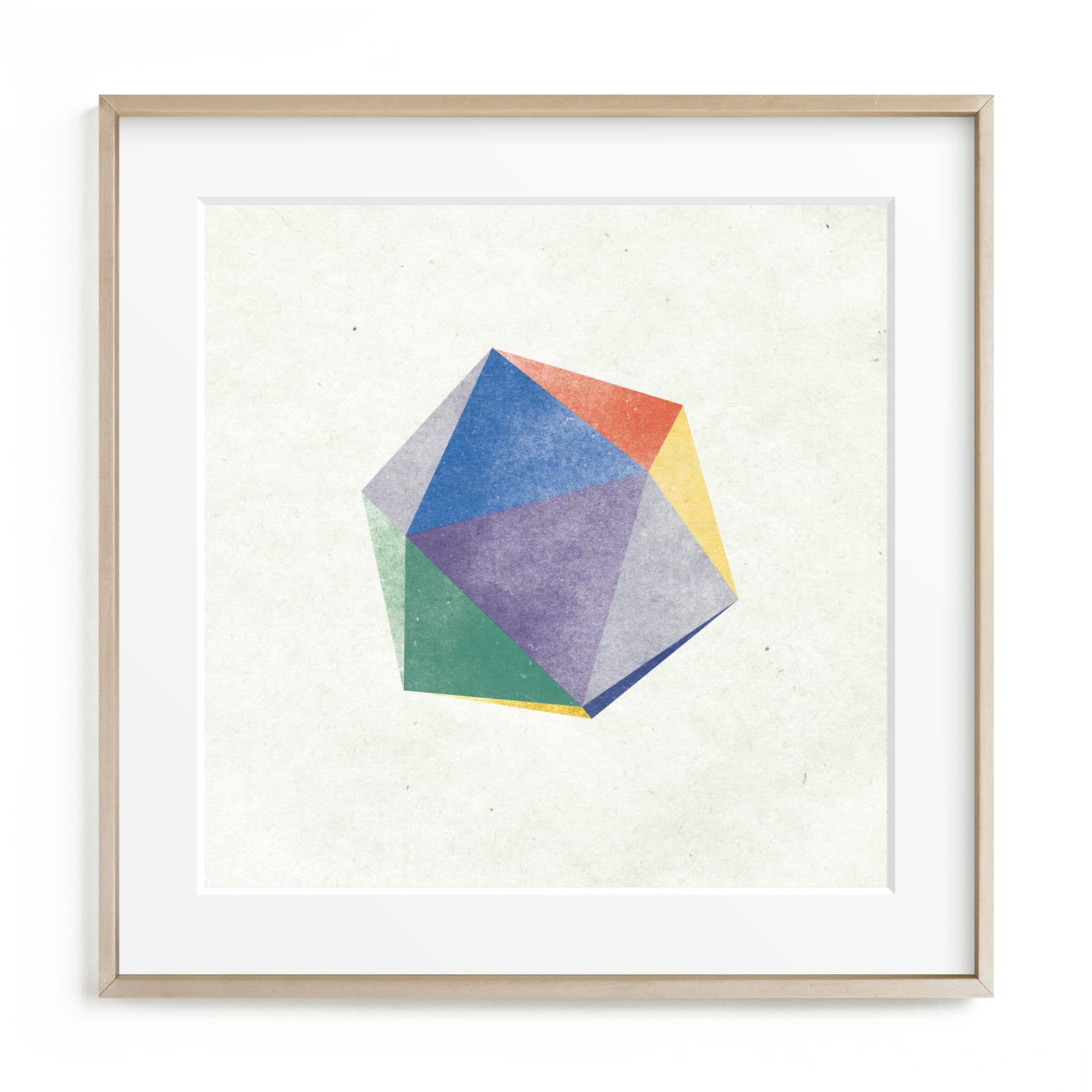 Dreamy Icosahedron Children’s Art Print