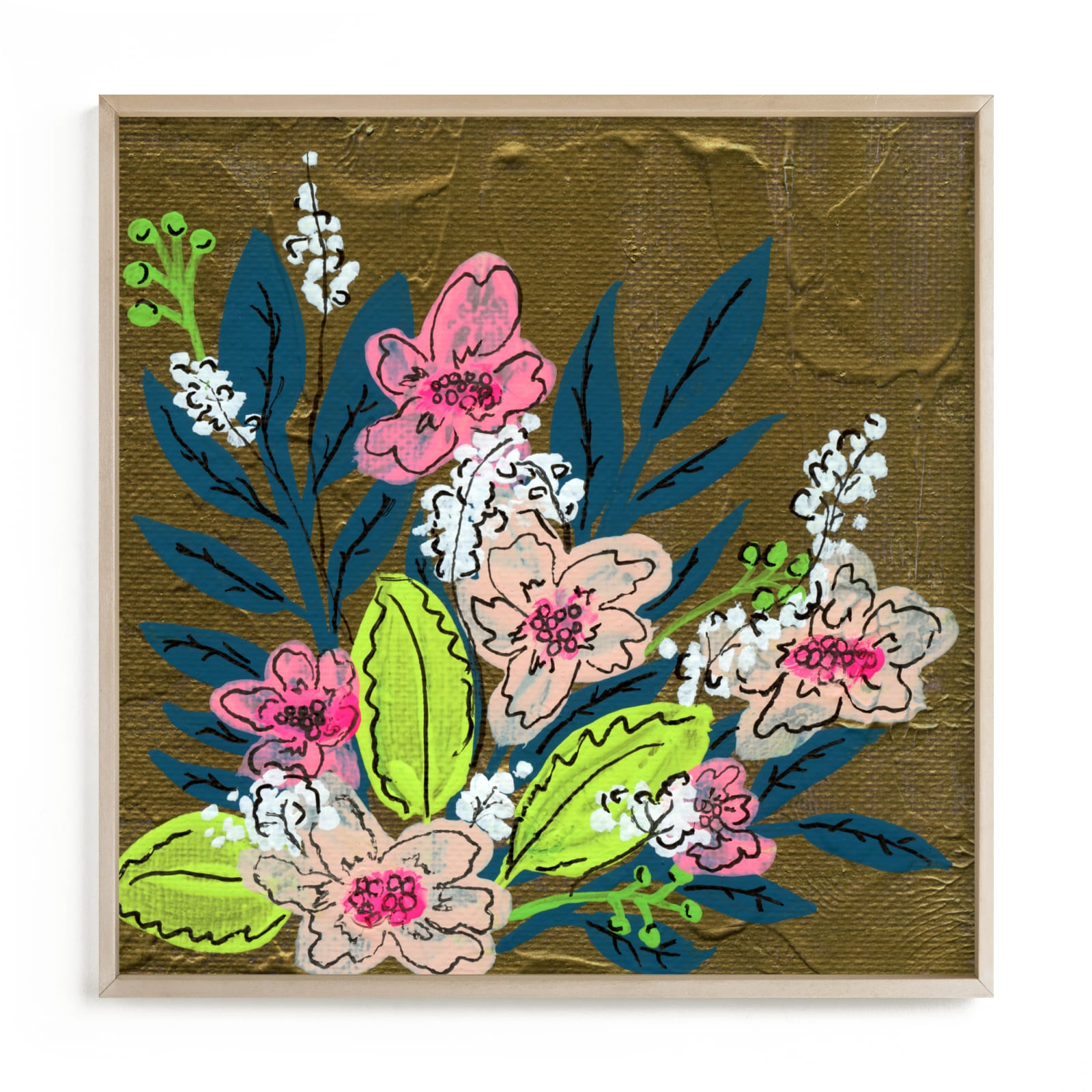 "Vivid Flora I" by Calee A.H. Cecconi in beautiful frame options and a variety of sizes.