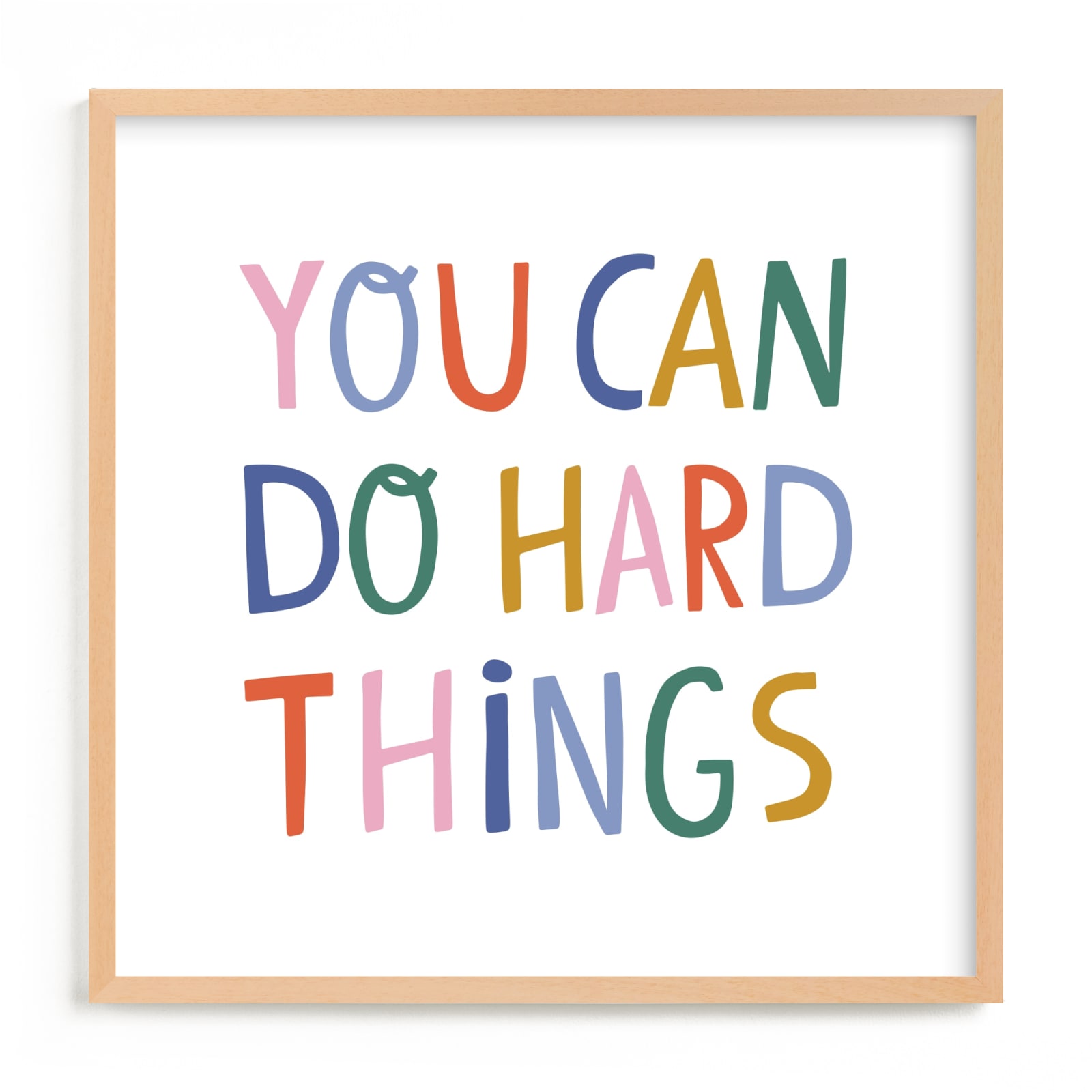"You can" - Limited Edition Art Print by Nadia Hassan in beautiful frame options and a variety of sizes.