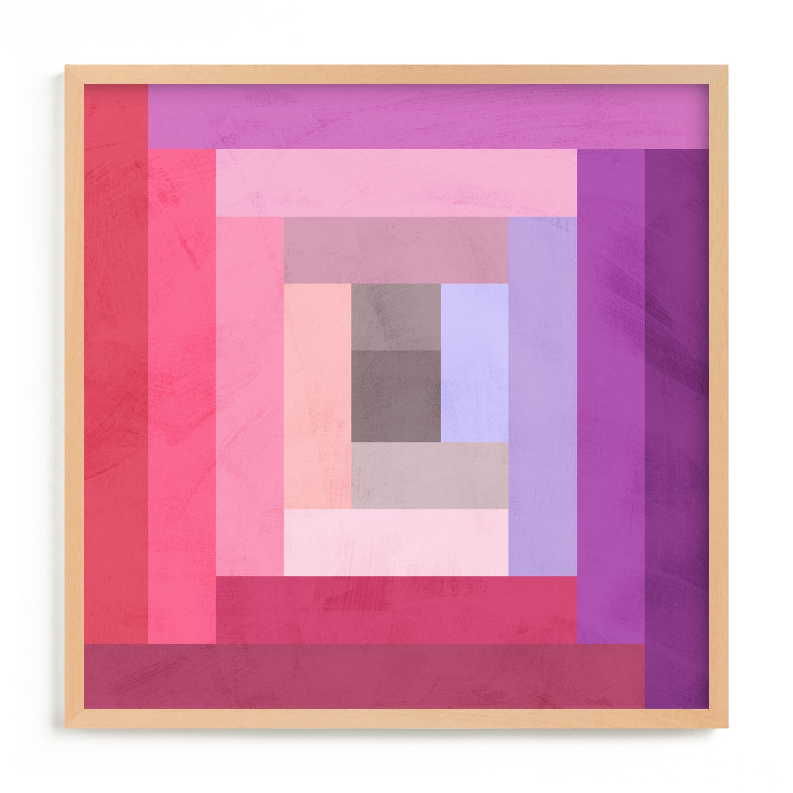 "Modern Quilt Geometric" - Limited Edition Art Print by Field and Sky in beautiful frame options and a variety of sizes.