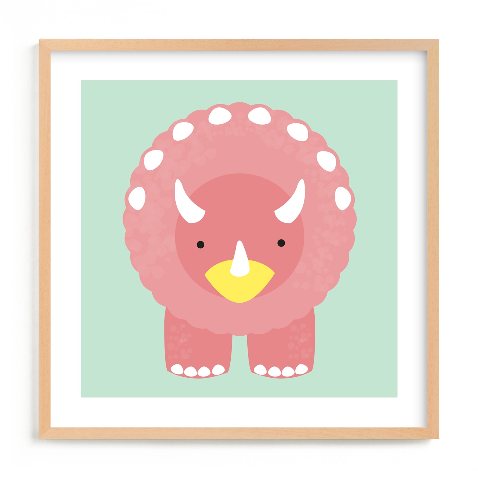 "Lil Dinosaur 1" - Limited Edition Art Print by Itsy Belle Studio in beautiful frame options and a variety of sizes.