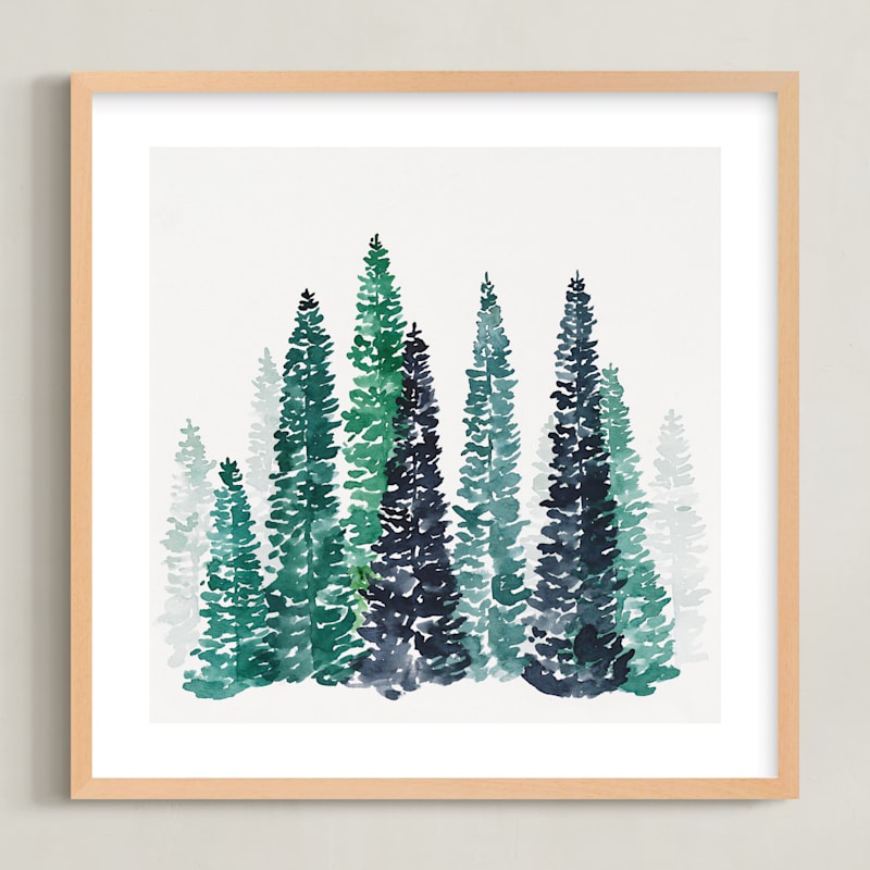 "Scenic Route" - Limited Edition Art Print by Kelsey McNatt in beautiful frame options and a variety of sizes.