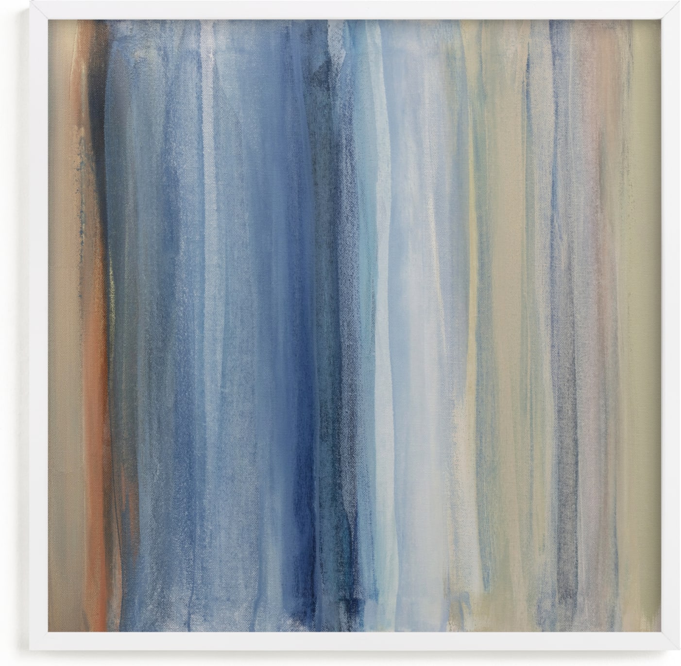 This is a blue art by Teodora Guererra called Nantucket Stripes 2.