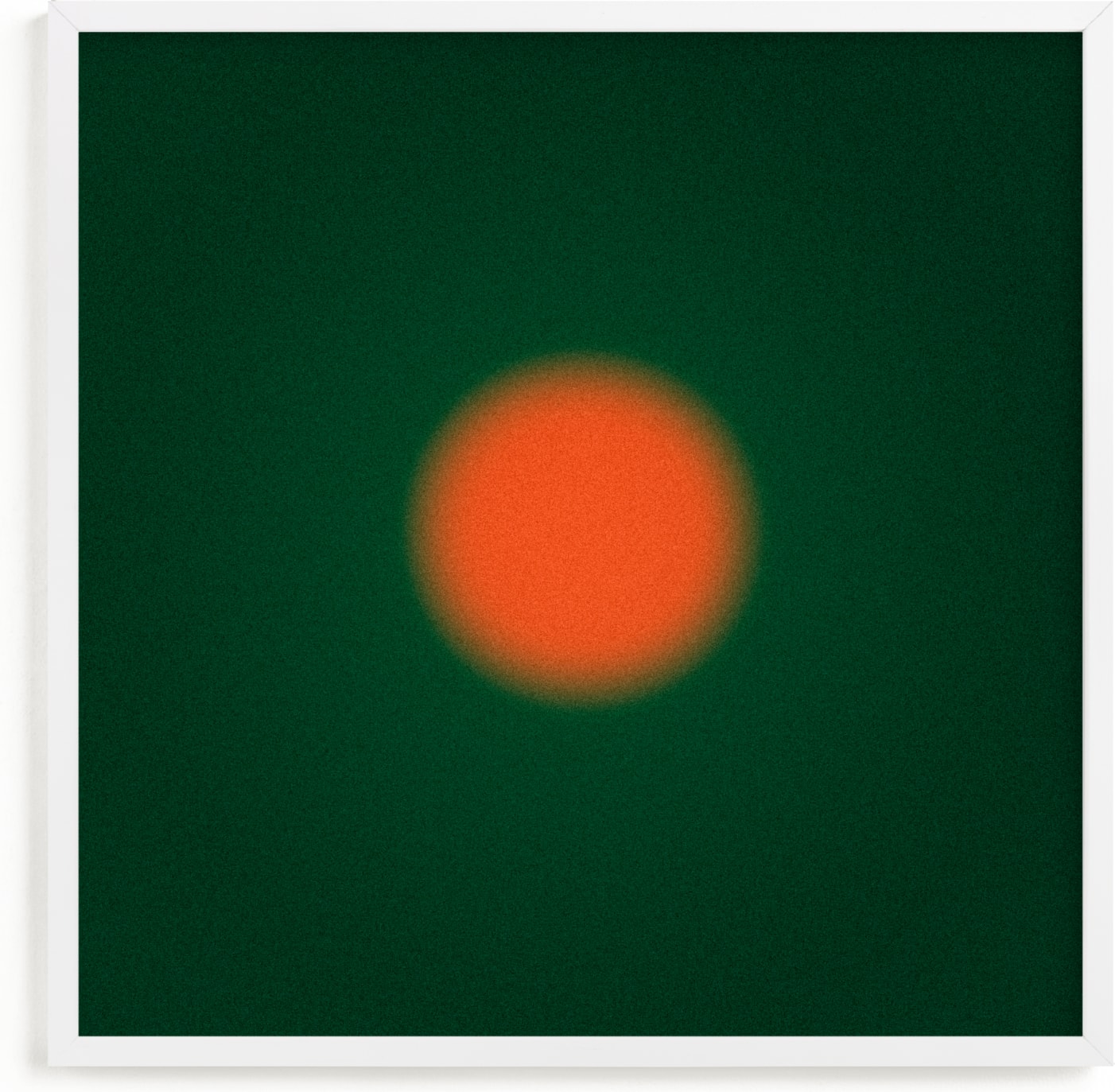 This is a orange art by Arash Fattahi Acosta called Sun in the dust. Variations 4.