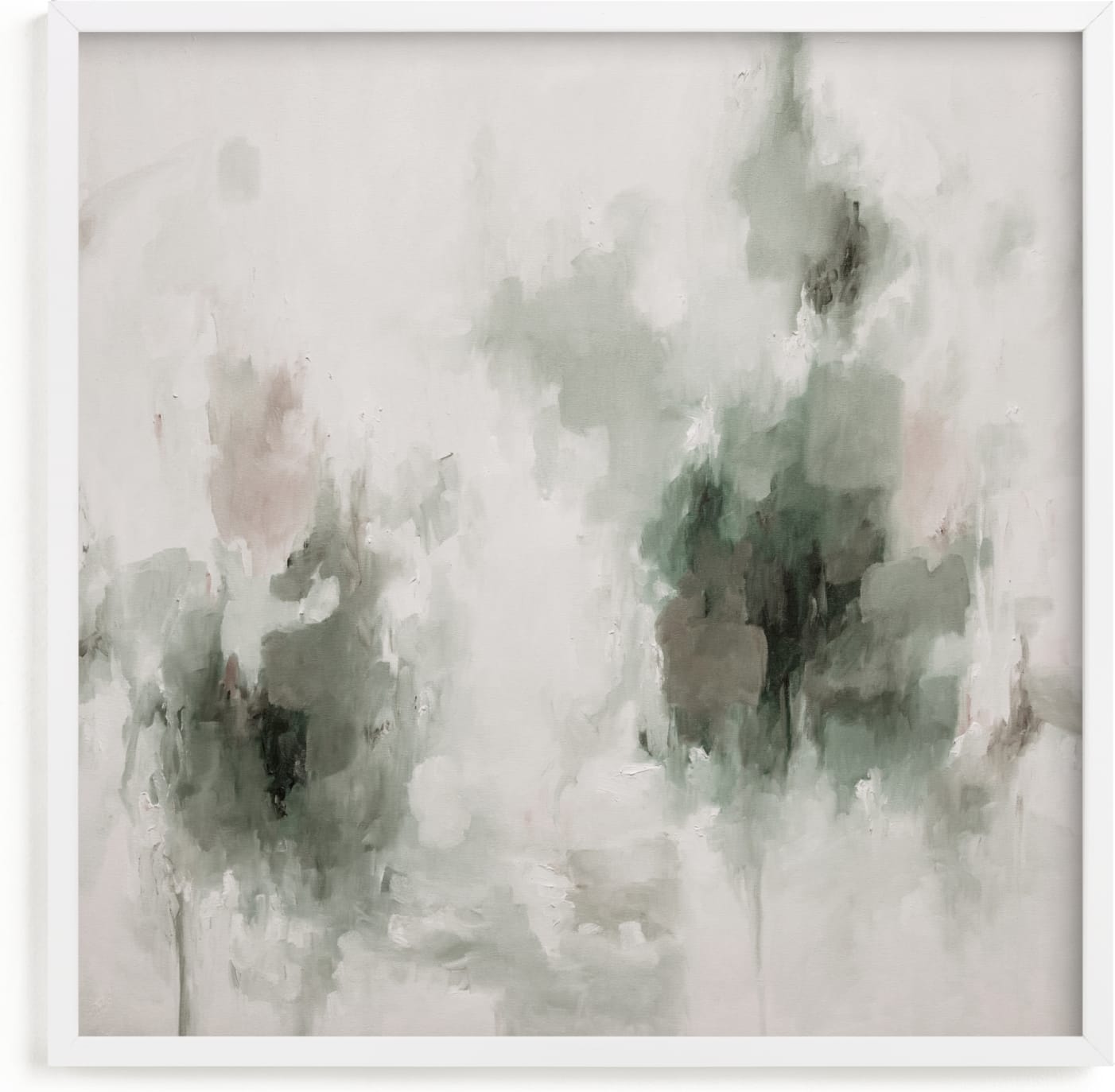 This is a white art by Nicoletta Savod called Meadow Ridge.