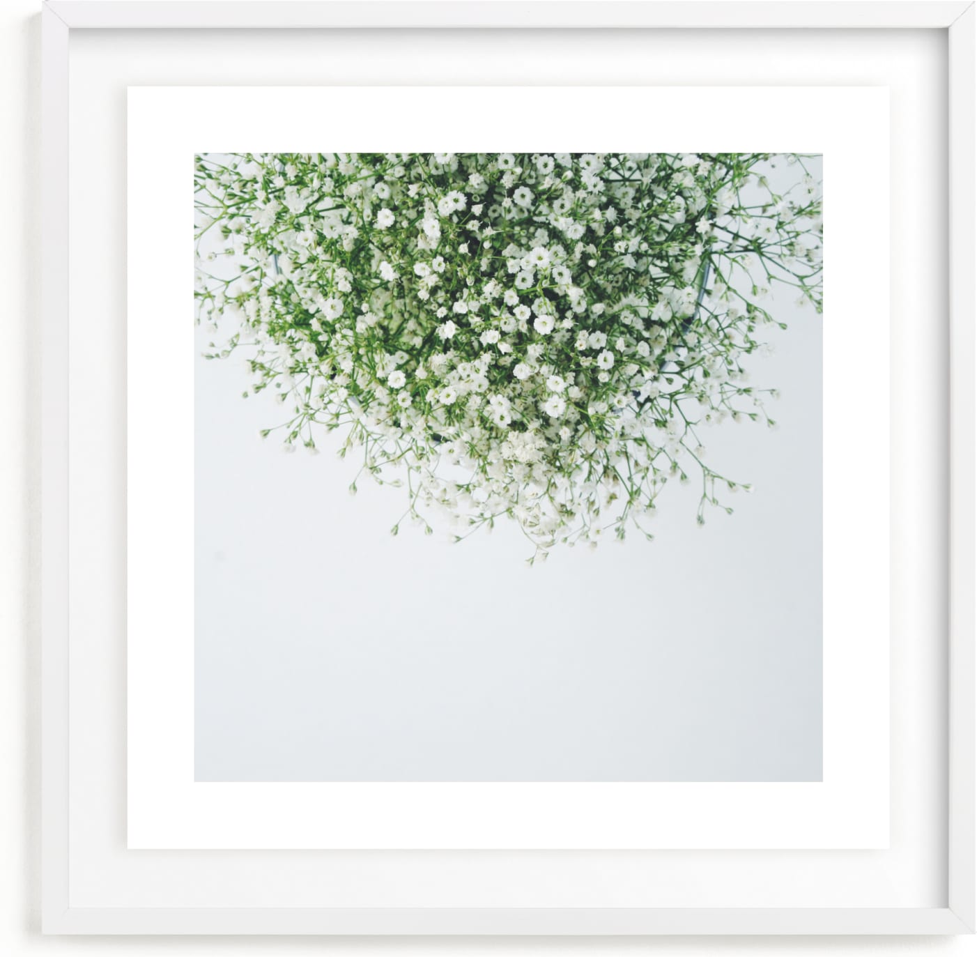 This is a white art by Marabou Design called Gypsophila.