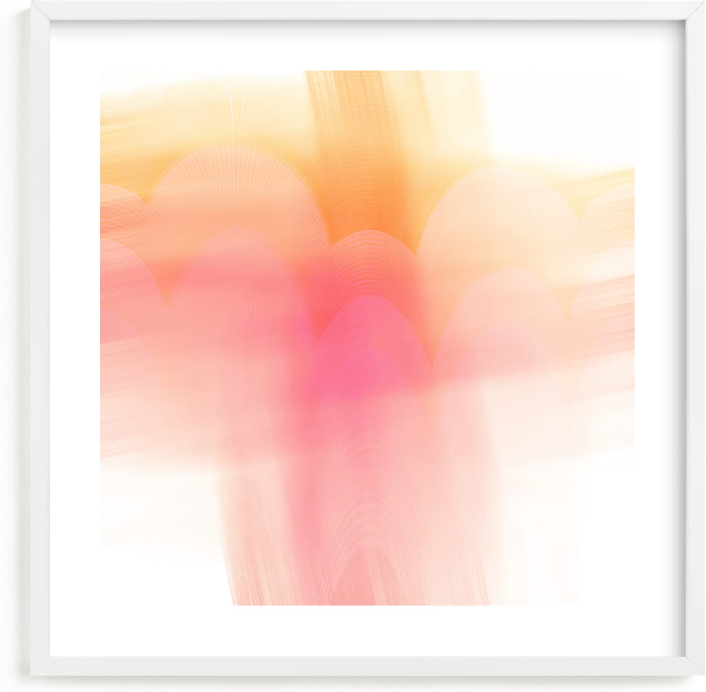 This is a pink kids wall art by Debra Pruskowski called Hello Sunrise.