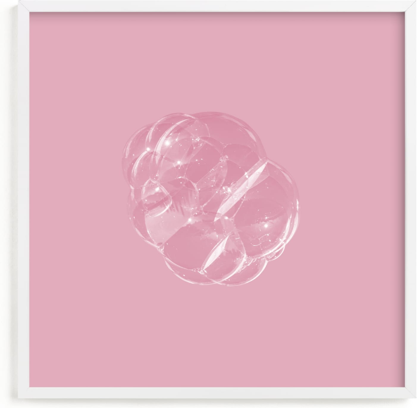 This is a pink kids wall art by Lynann Colligan called Sargasso.