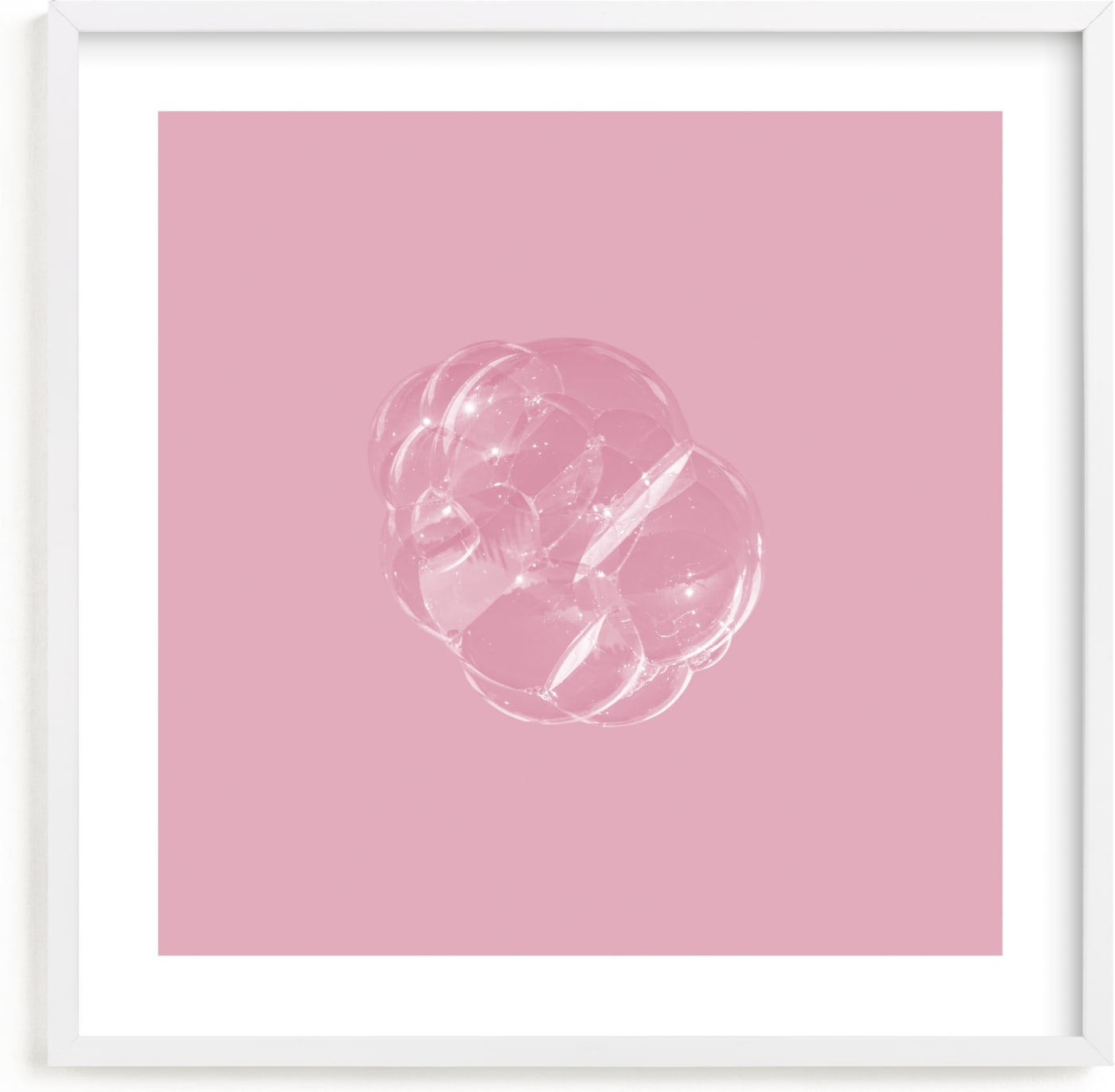 This is a pink kids wall art by Lynann Colligan called Sargasso.