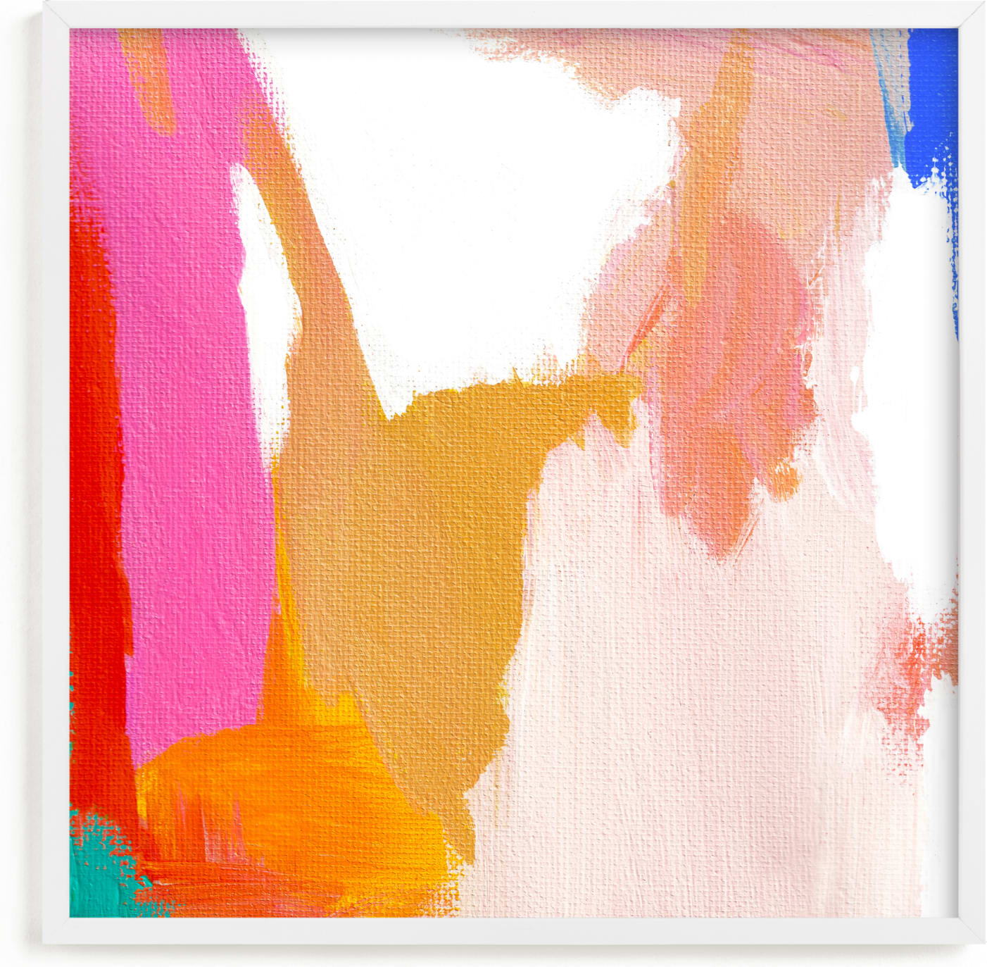 This is a colorful kids wall art by Jenny Partrite called Malibu Abstract.