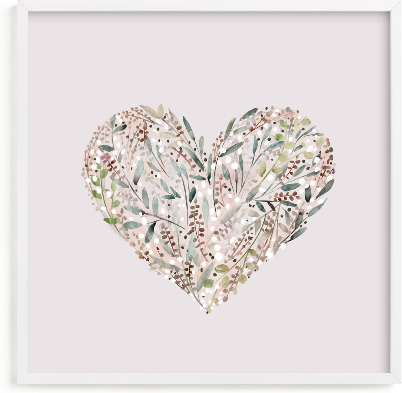 This is a pink kids wall art by Petra Kern called Burstin Heart.