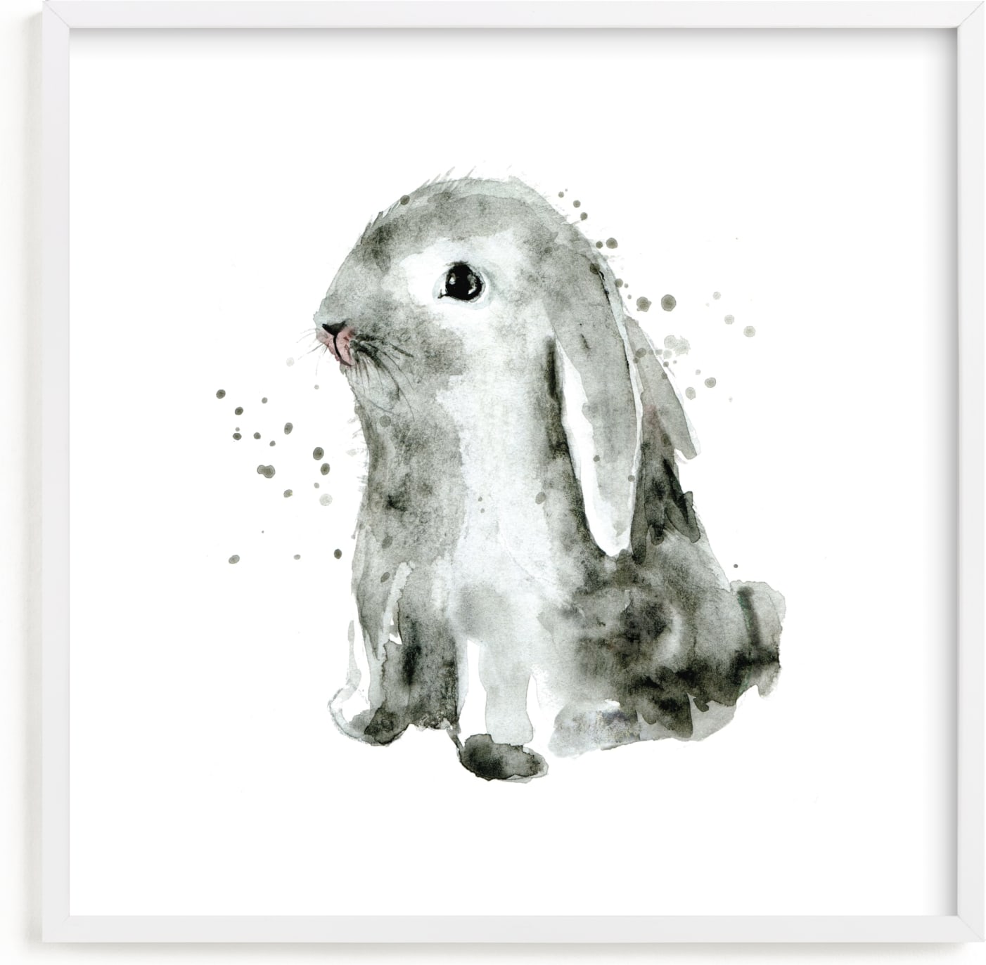 This is a white art by Lulaloo called Bunny1.