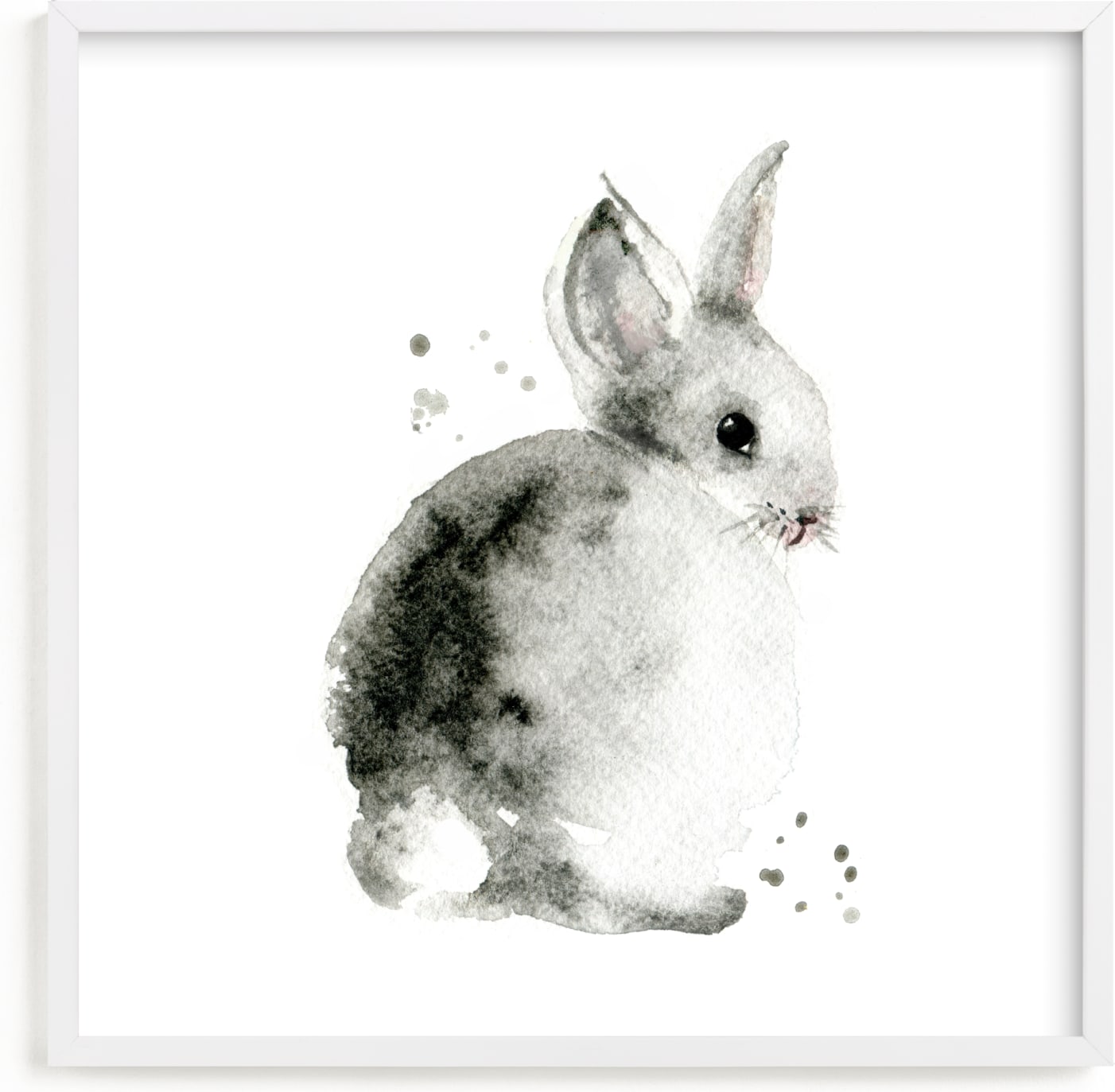This is a white art by Lulaloo called Bunny2.