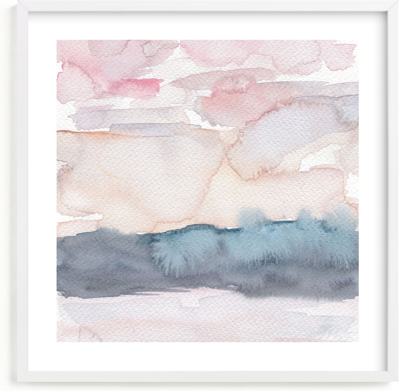 This is a blue art by Everett Paper Goods called Hebridean Sunset no. 1.