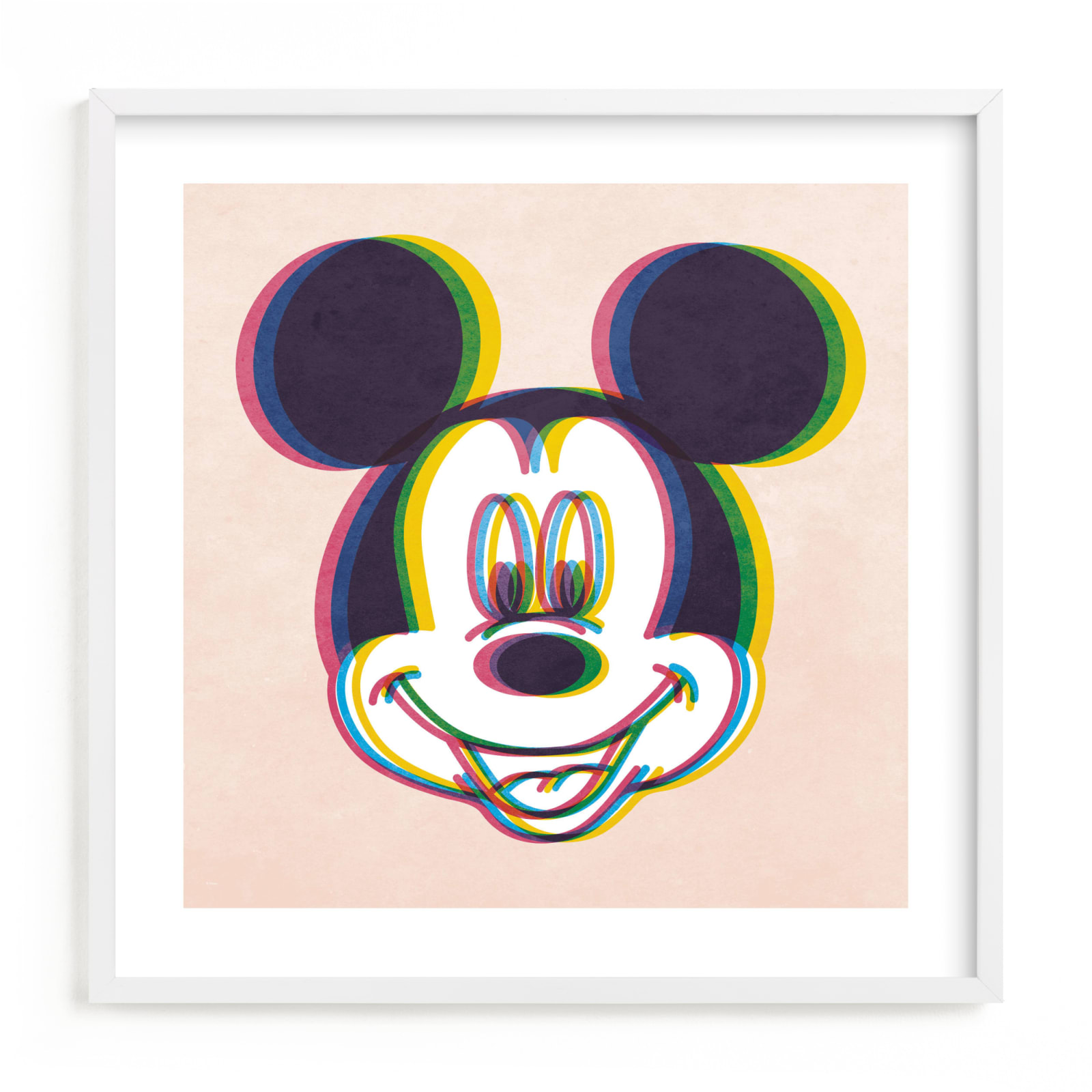 "Disney's Mickey Glitch" - Limited Edition Art Print by Igor in beautiful frame options and a variety of sizes.