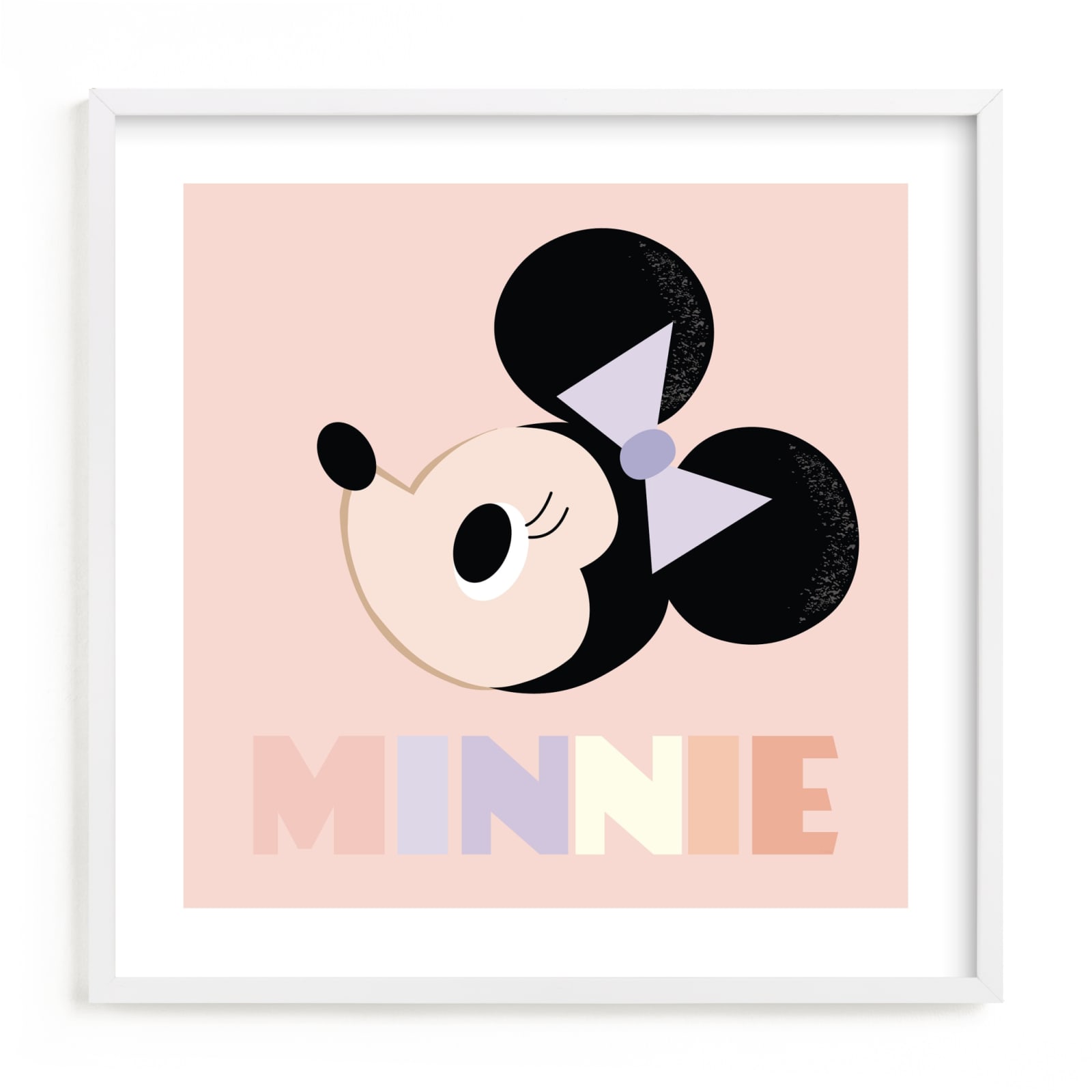 "Disney's Minnie Mouse" - Limited Edition Art Print by Angela Thompson in beautiful frame options and a variety of sizes.