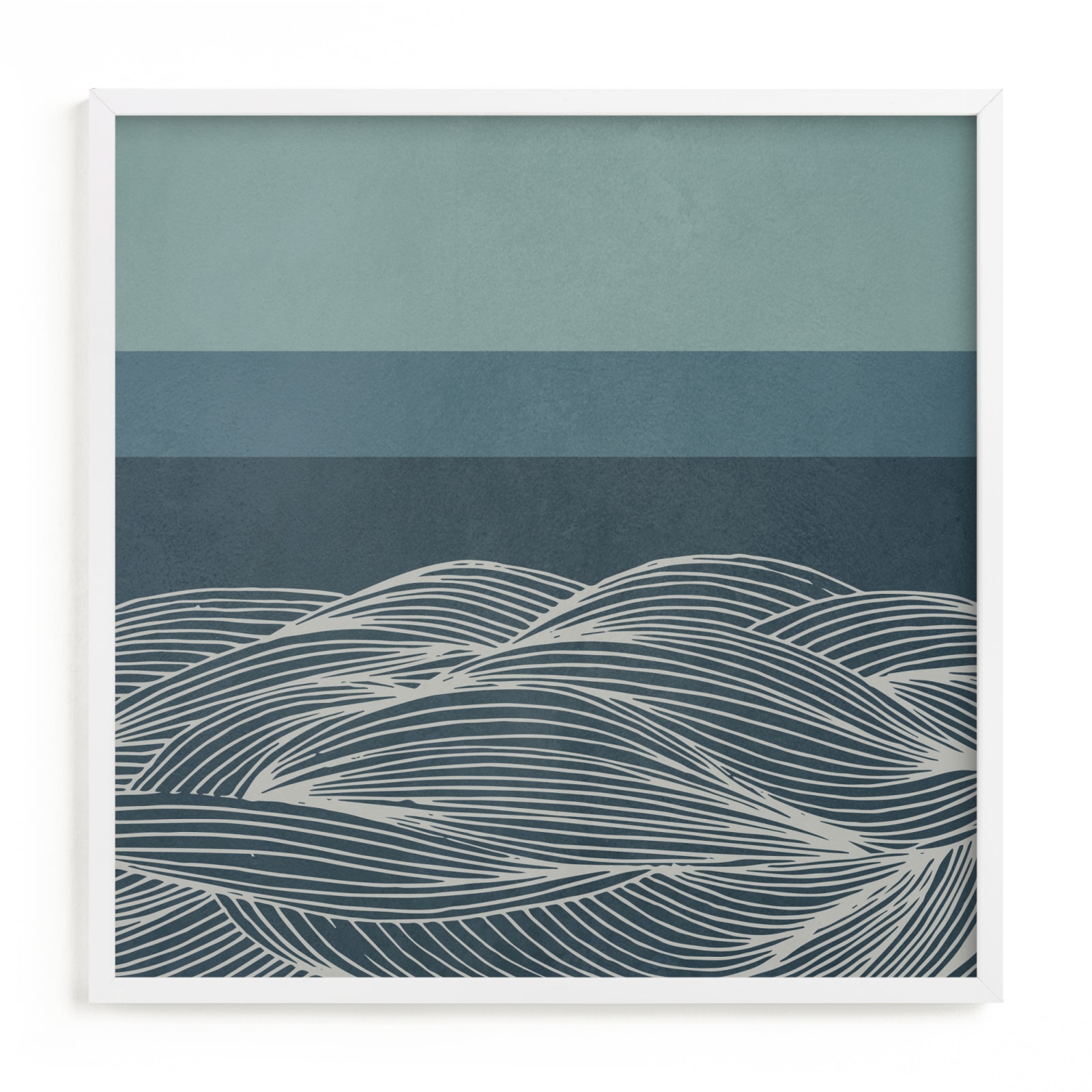 "Deep Sea" - Limited Edition Art Print by Lucrecia in beautiful frame options and a variety of sizes.