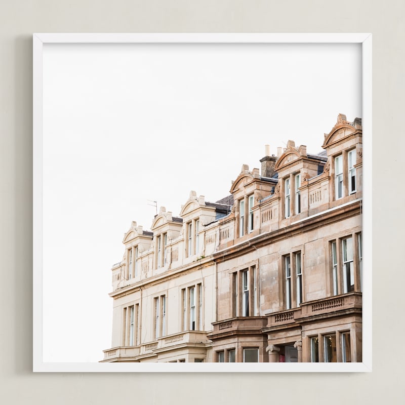 "Glasgow" - Limited Edition Art Print by Heather Deffense in beautiful frame options and a variety of sizes.
