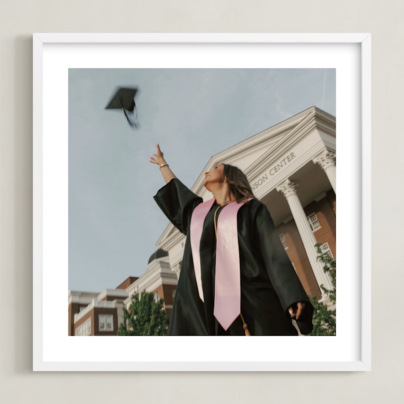 "The Big Picture: Graduation Framed Photo" - Custom Photo Art by Minted Custom in beautiful frame options and a variety of sizes.