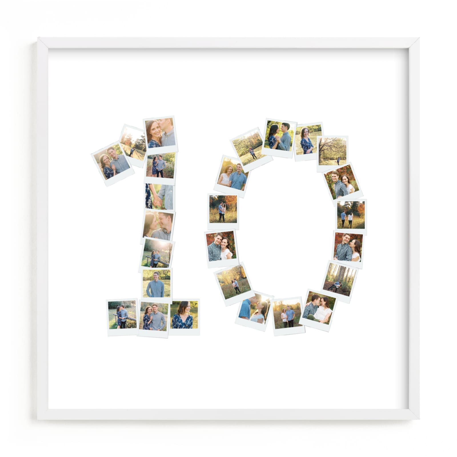 "10" - Custom Photo Art by Minted in beautiful frame options and a variety of sizes.