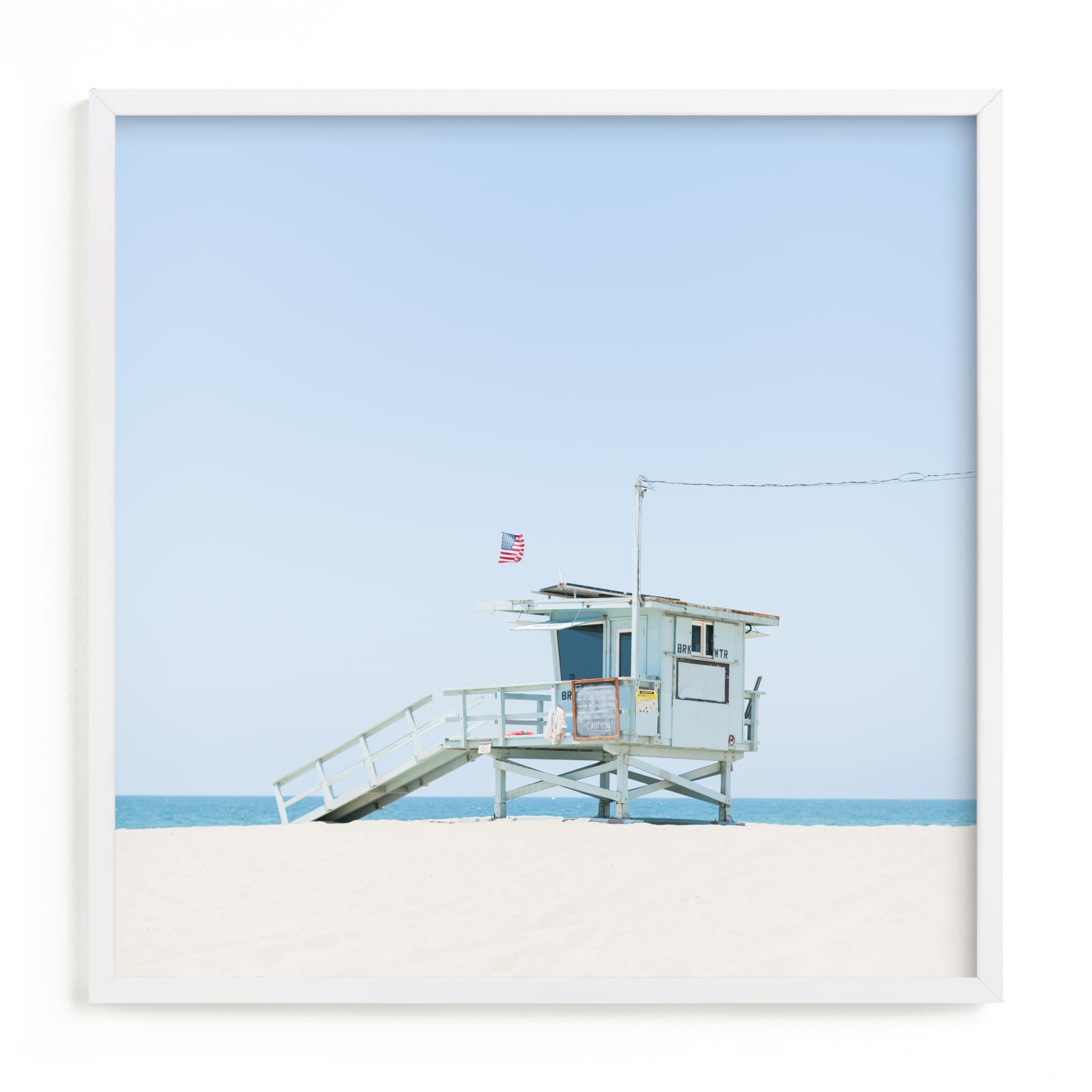 "Venice Beach" - Limited Edition Art Print by Jessica C Nugent in beautiful frame options and a variety of sizes.