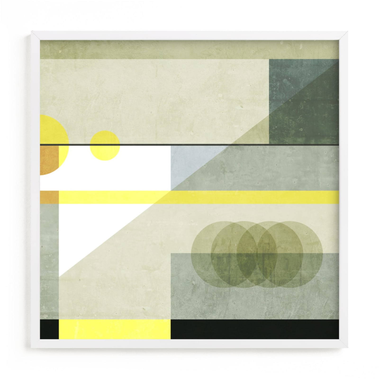 "Concrete blocks" - Limited Edition Art Print by Lucrecia in beautiful frame options and a variety of sizes.