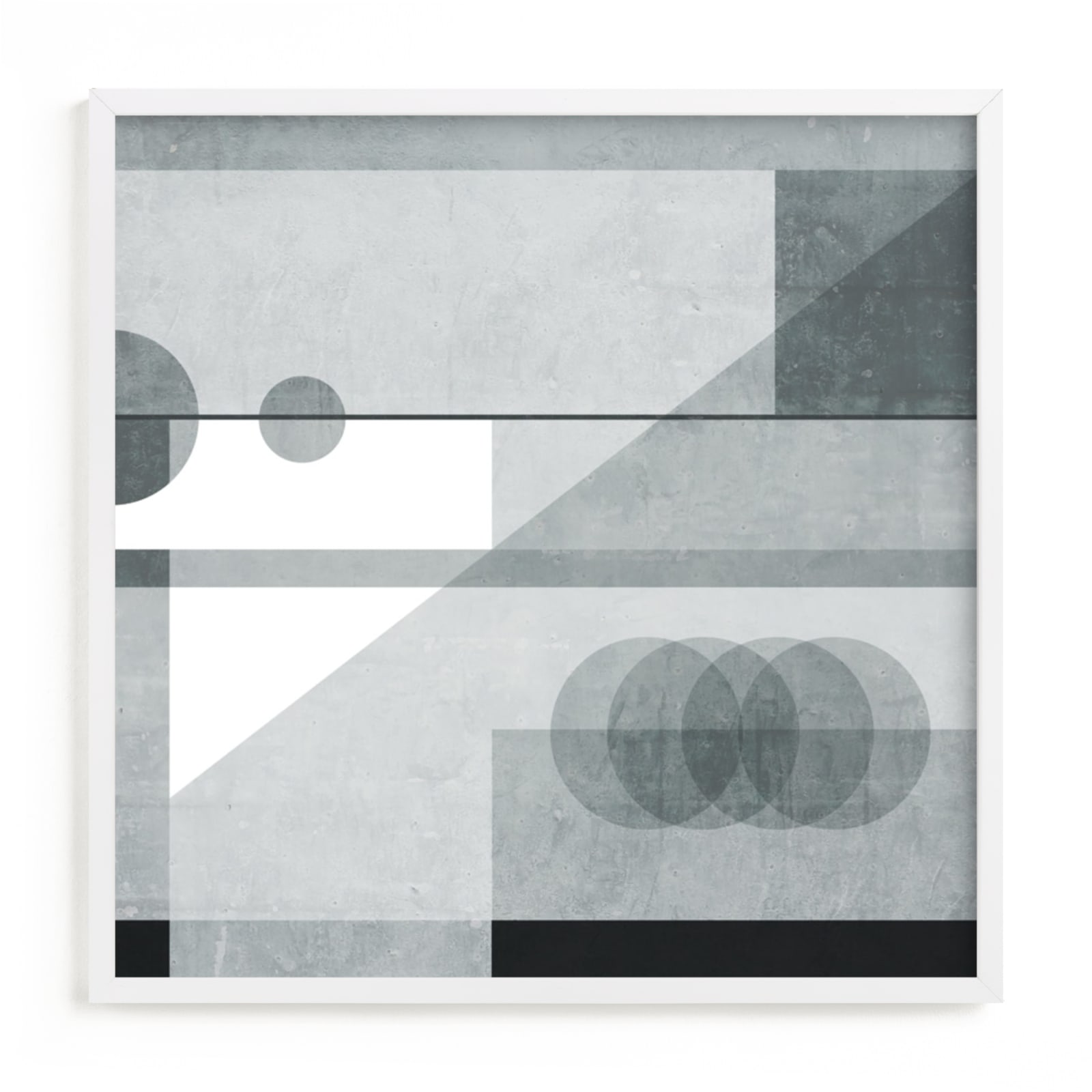 "Concrete blocks" - Limited Edition Art Print by Lucrecia in beautiful frame options and a variety of sizes.