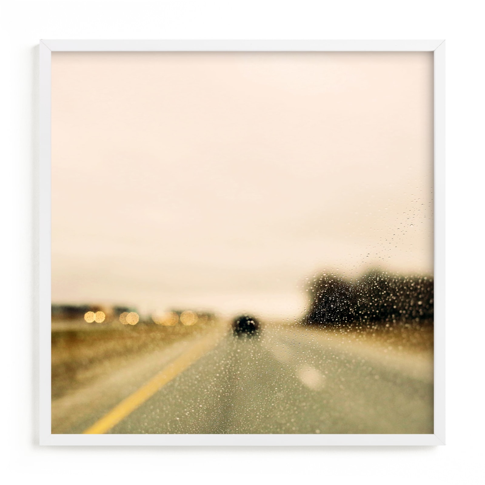 "Road and Rain #2" - Limited Edition Art Print by ALICIA BOCK in beautiful frame options and a variety of sizes.