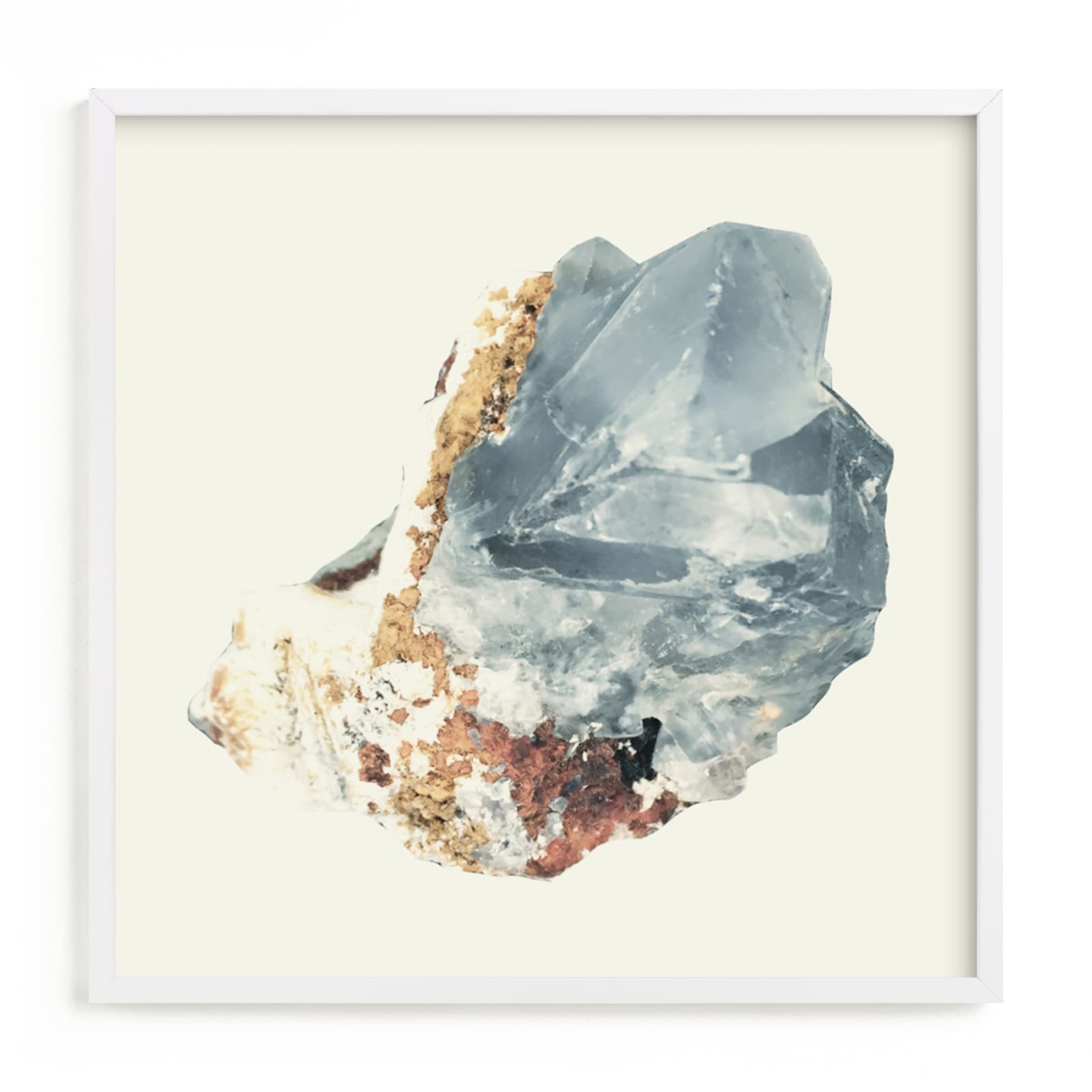 "Rock Study 2 fluorite" - Limited Edition Art Print by Baumbirdy in beautiful frame options and a variety of sizes.