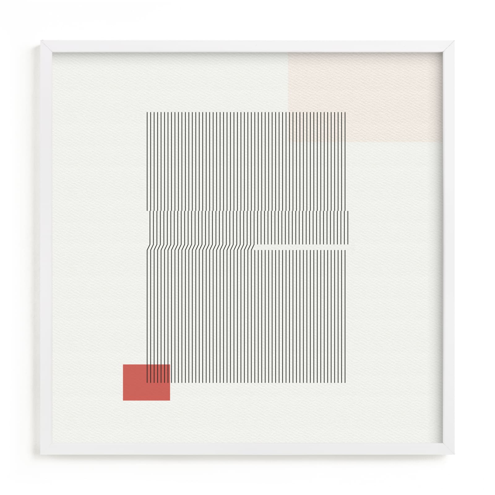 "Folded Lines" - Limited Edition Art Print by Jennifer Morehead in beautiful frame options and a variety of sizes.