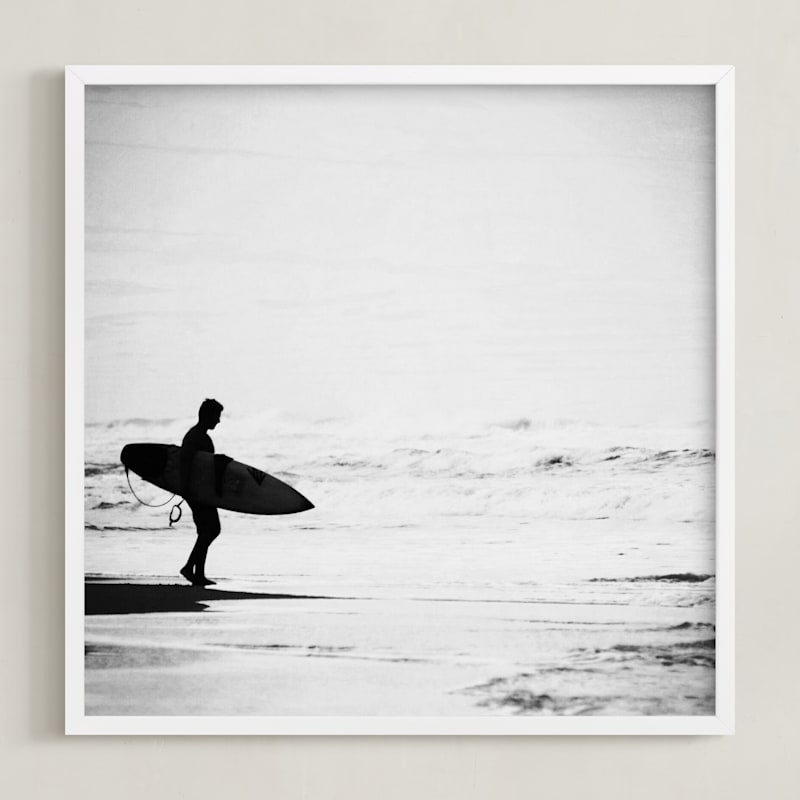 "Just one more wave" - Limited Edition Art Print by Dawn Smith in beautiful frame options and a variety of sizes.