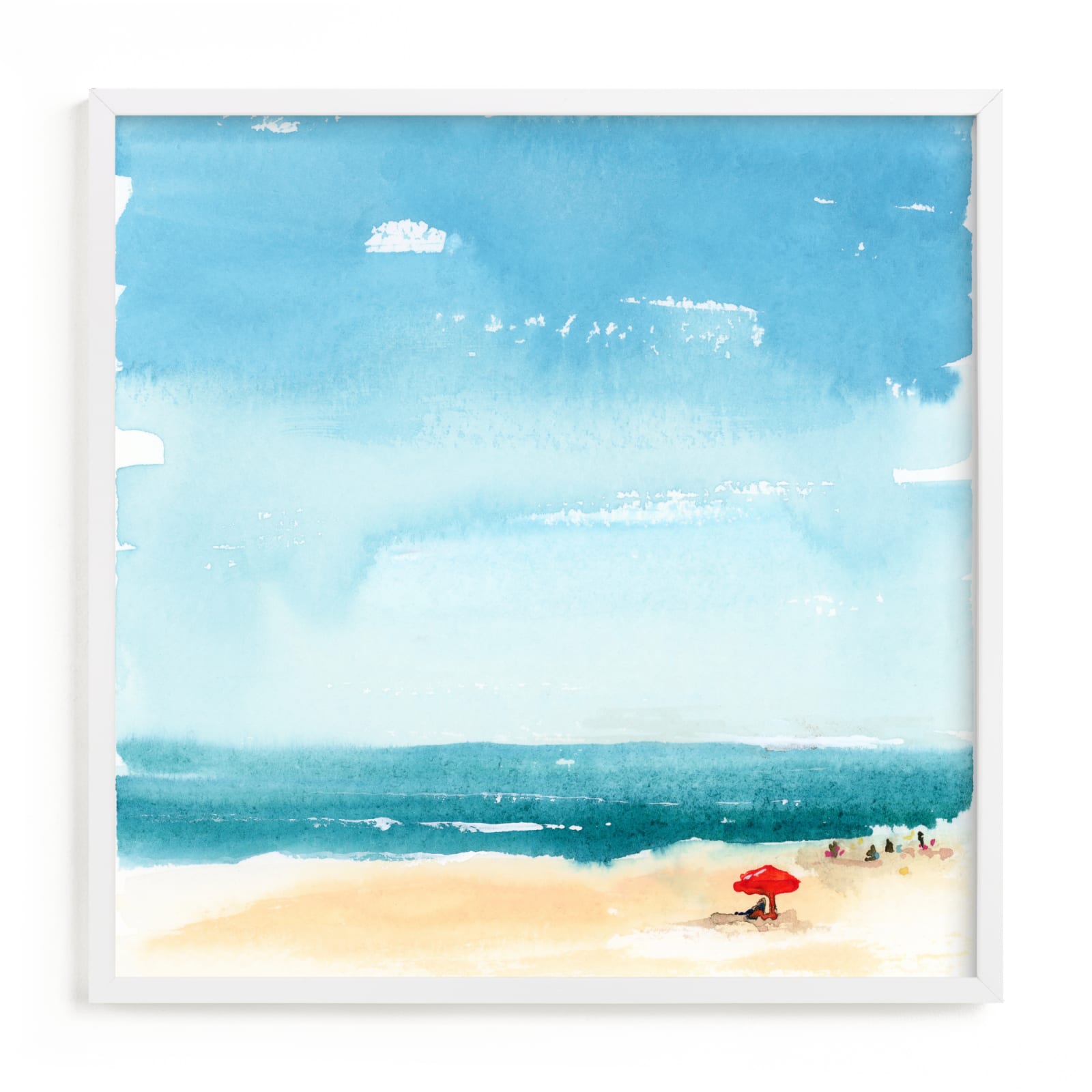 "Weekending" - Limited Edition Art Print by Lindsay Megahed in beautiful frame options and a variety of sizes.