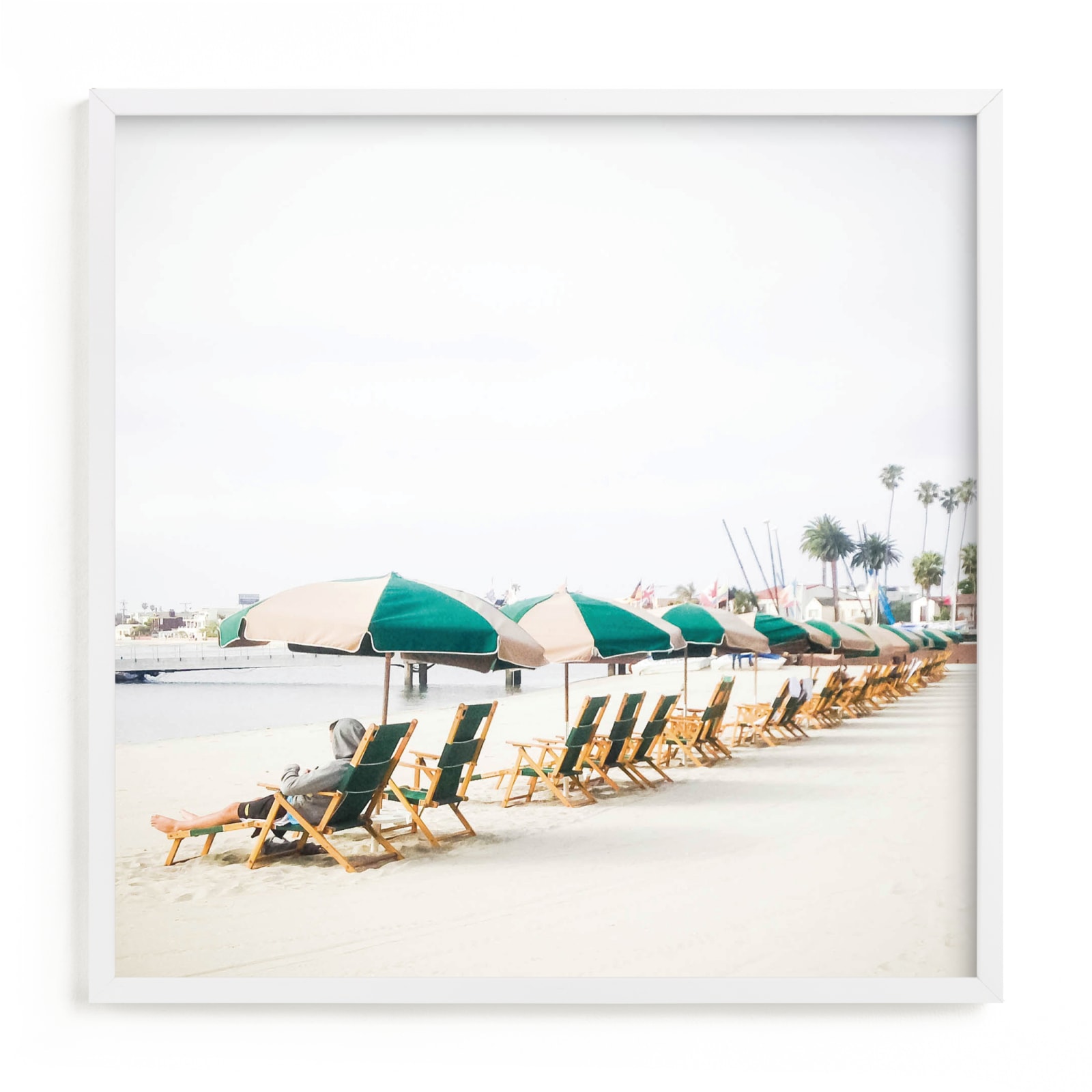 "San Diego Winter" - Limited Edition Art Print by Dariela Cruz in beautiful frame options and a variety of sizes.
