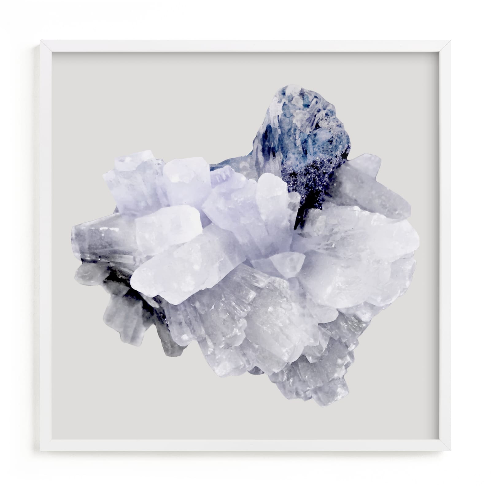 "Ice Crystal" - Grownup Open Edition Non-custom Art Print by Baumbirdy in beautiful frame options and a variety of sizes.