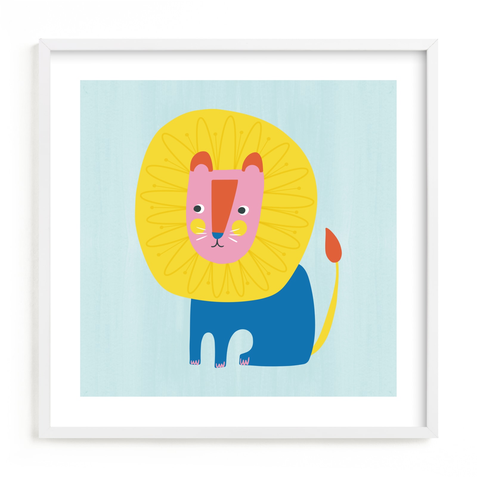 "Dandy Lion" - Limited Edition Art Print by Nadia Hassan in beautiful frame options and a variety of sizes.