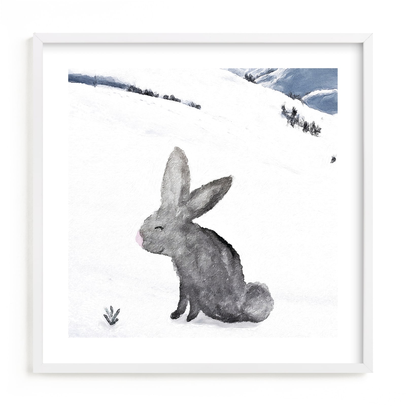 "I bet there is a carrot under there" - Limited Edition Art Print by Maja Cunningham in beautiful frame options and a variety of sizes.