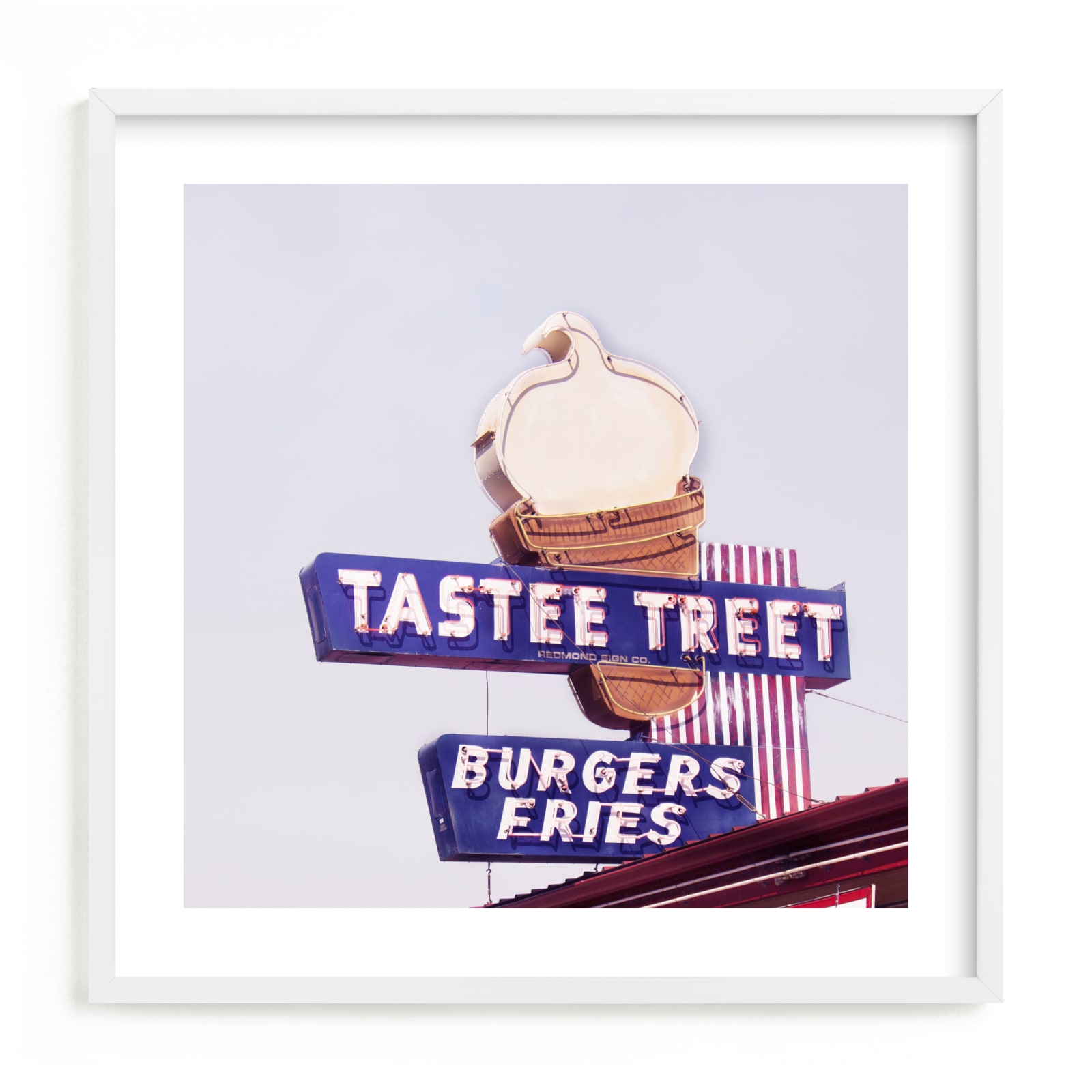 "Tastee Treet" - Limited Edition Art Print by Calais A Le Coq in beautiful frame options and a variety of sizes.