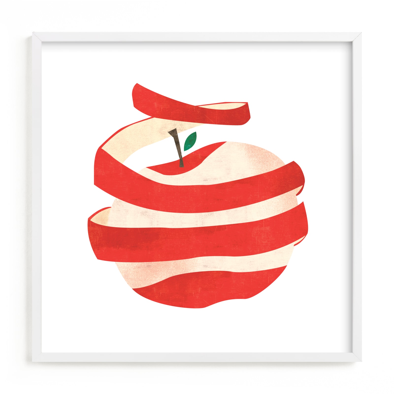 "Peeled Apple" - Limited Edition Art Print by Morgan Ramberg in beautiful frame options and a variety of sizes.