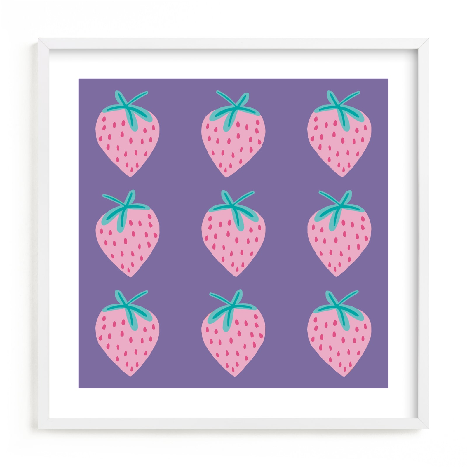 "Strawberry" - Limited Edition Art Print by Kerry Doyle in beautiful frame options and a variety of sizes.
