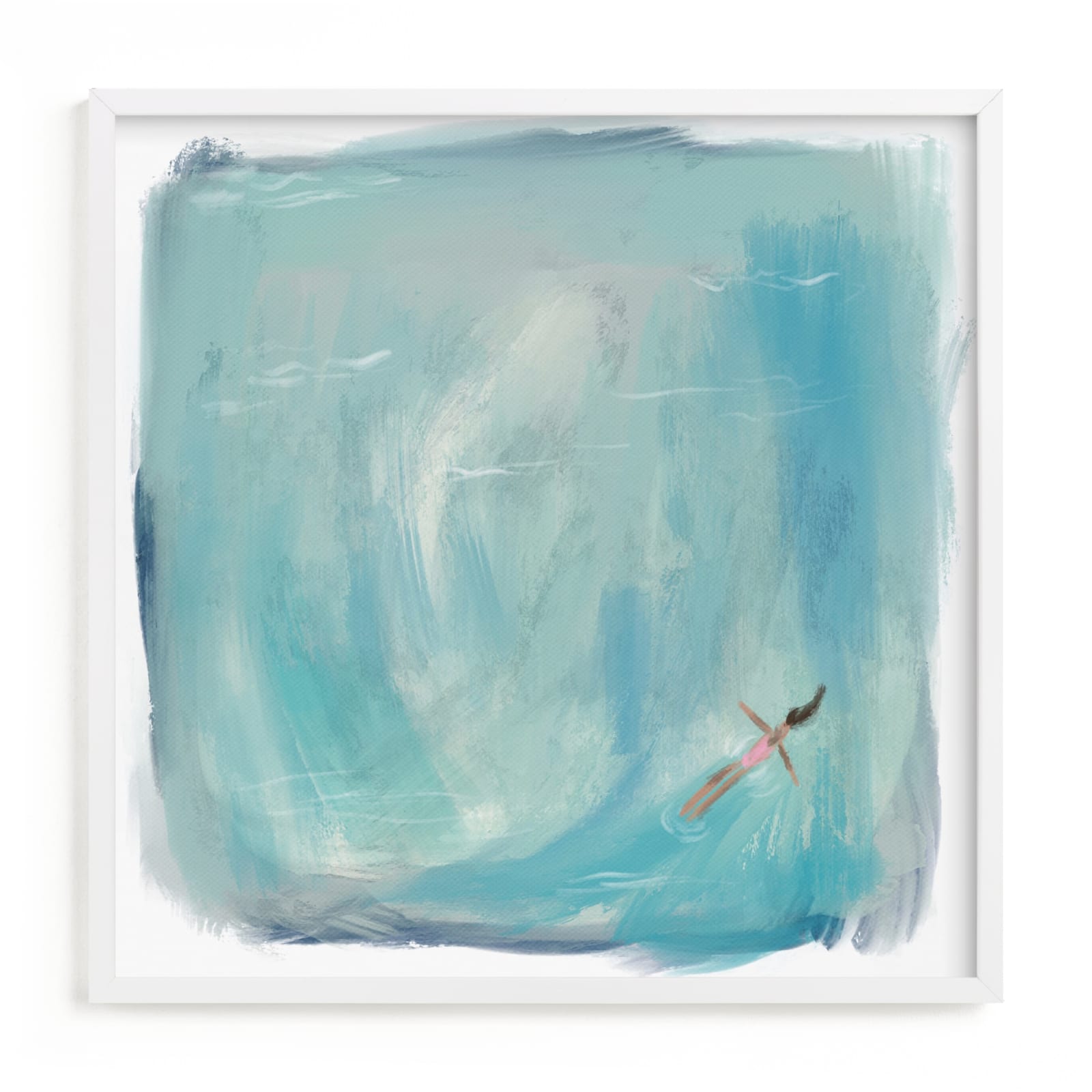 "Coastal Dreaming" - Limited Edition Art Print by Britt Mills in beautiful frame options and a variety of sizes.