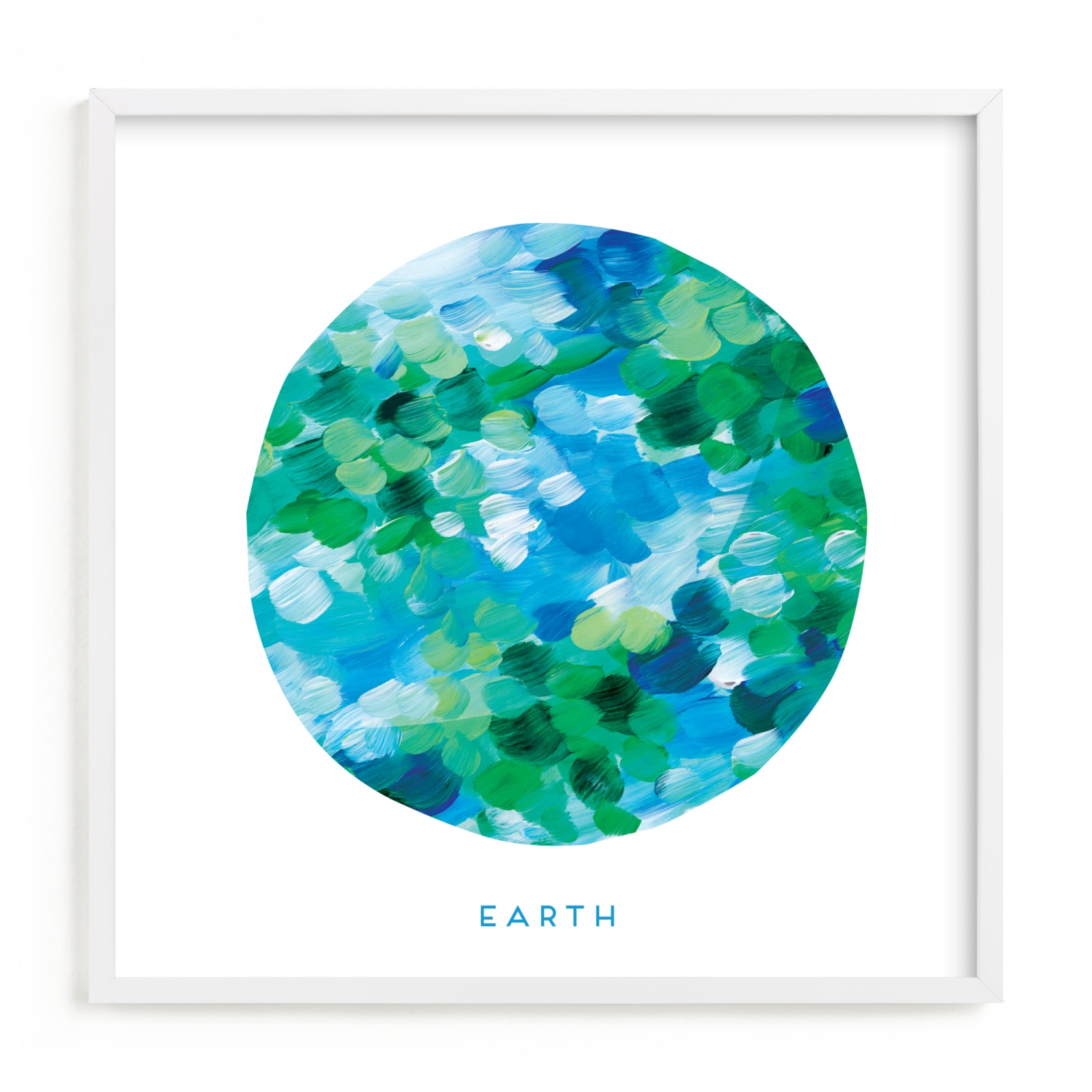 "Painted Earth" - Limited Edition Art Print by Holly Whitcomb in beautiful frame options and a variety of sizes.