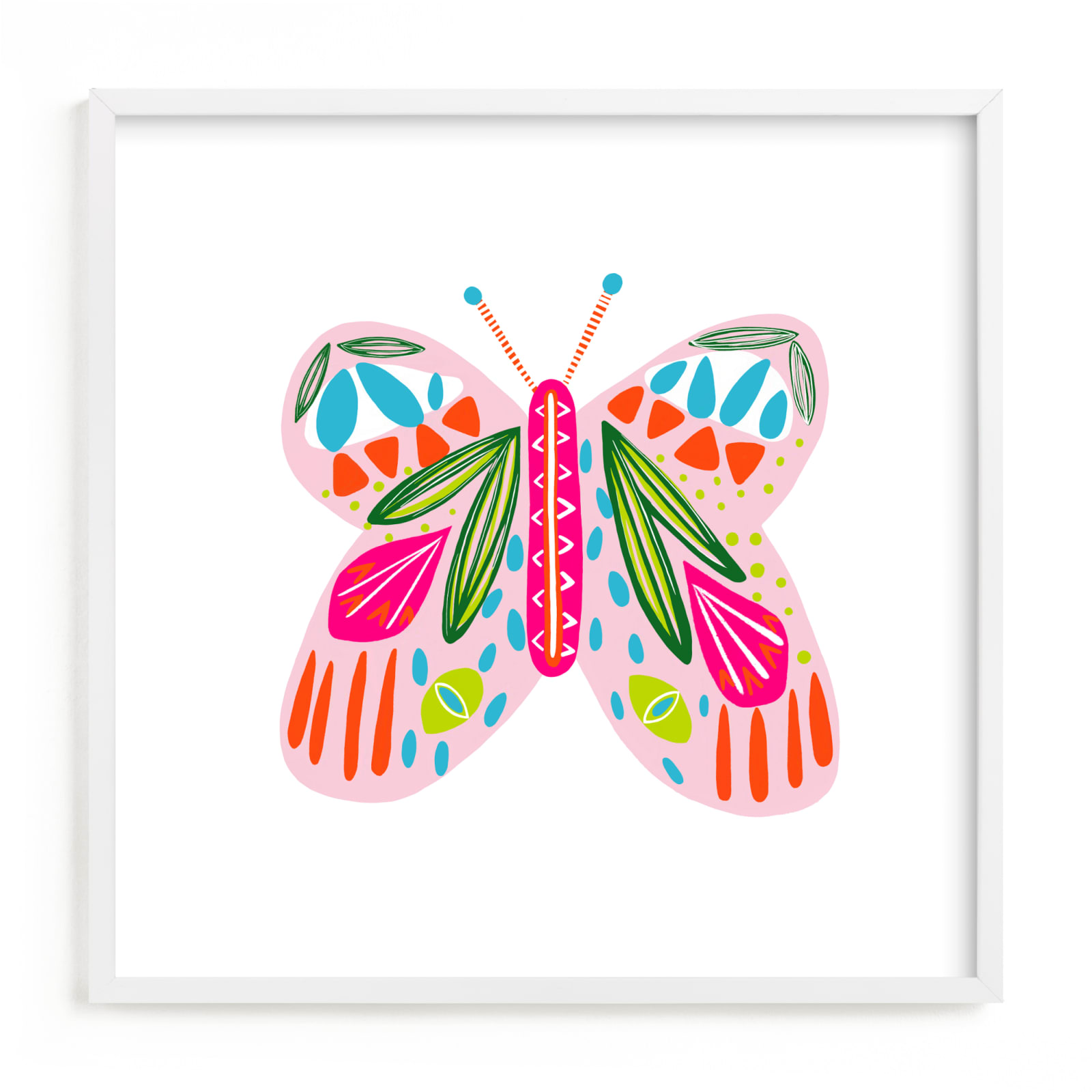 "A Butterfly" - Limited Edition Art Print by Lauren Semmer in beautiful frame options and a variety of sizes.